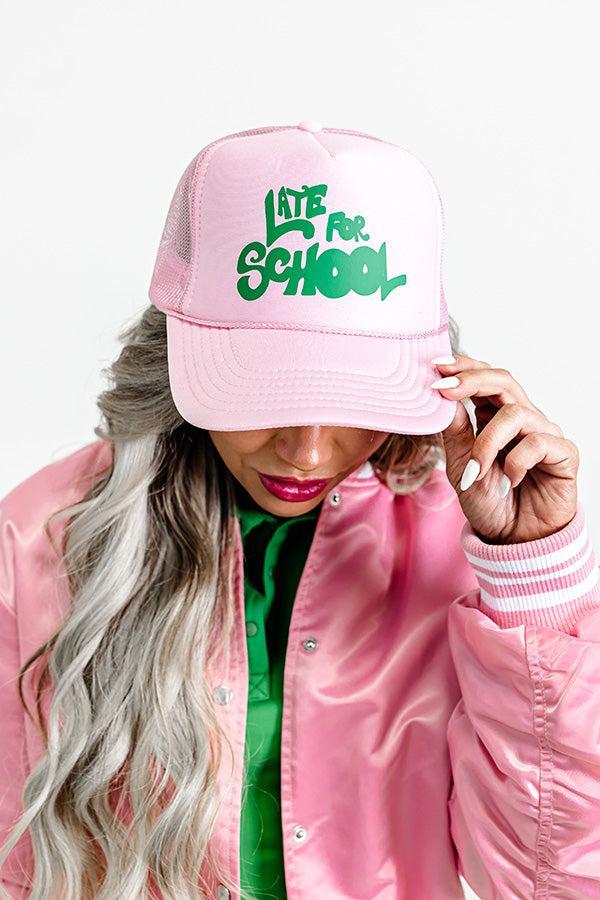 Late For School Trucker Hat Product Image