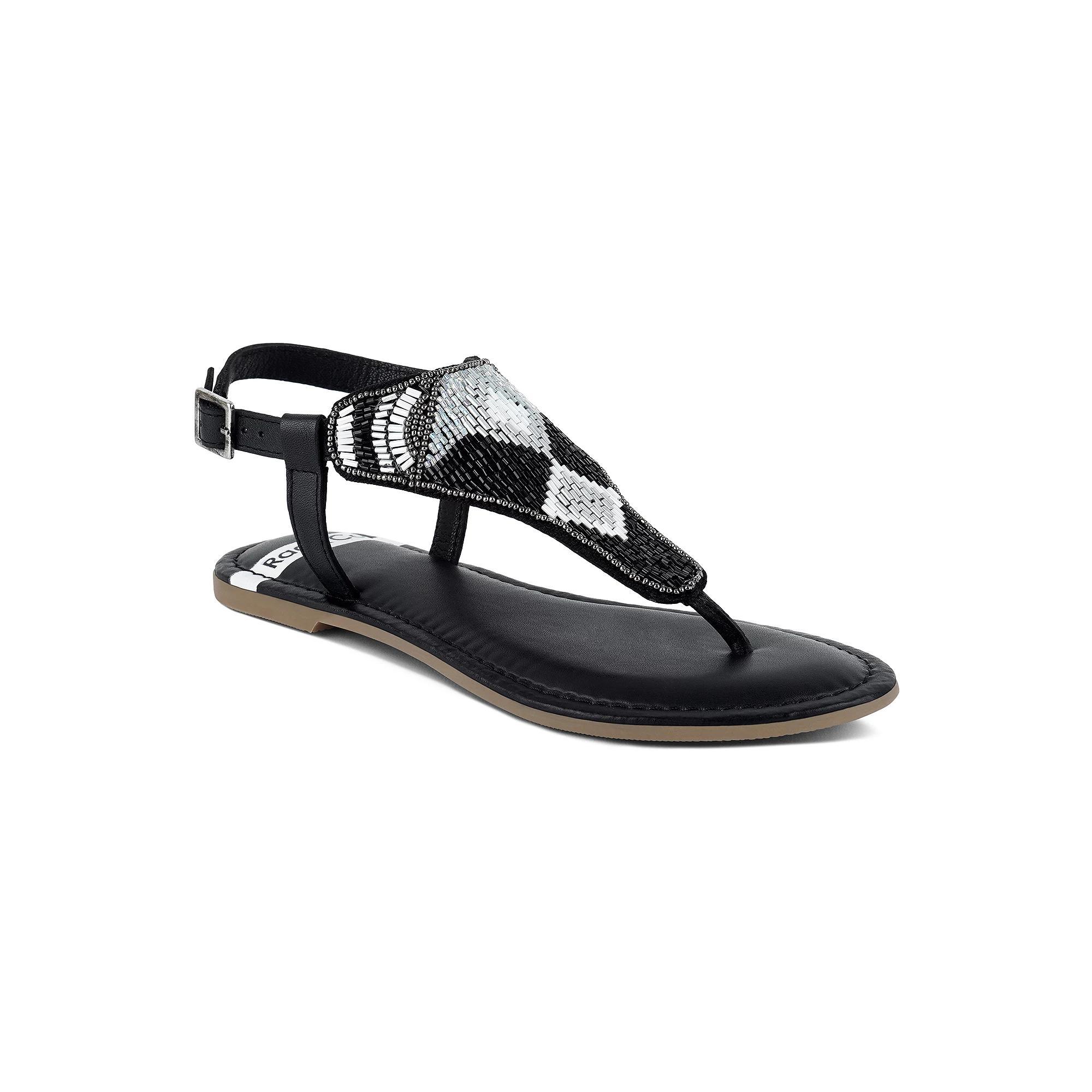 Rag & Co Chitra Women's Sandals, Size: 8.5, Black Product Image
