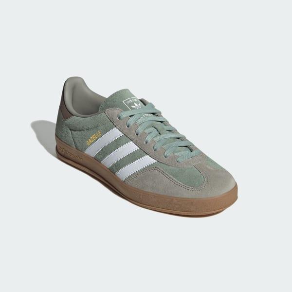 adidas Gazelle Indoor Shoes Silver Pebble M 11 / W 12 Unisex Product Image