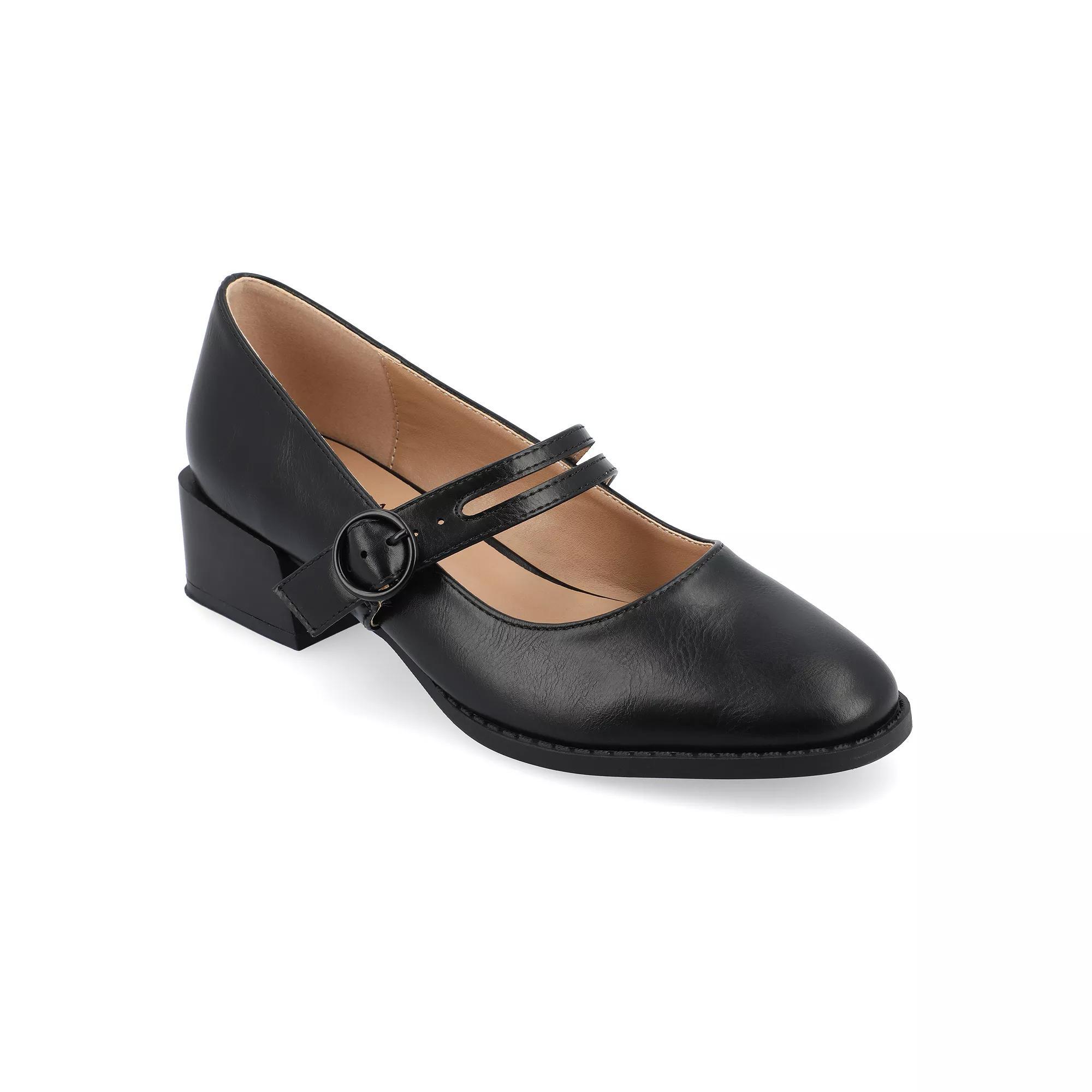 Journee Tru Comfort Foam™ Savvi Women's Block Heels, Size: 11, Black Product Image