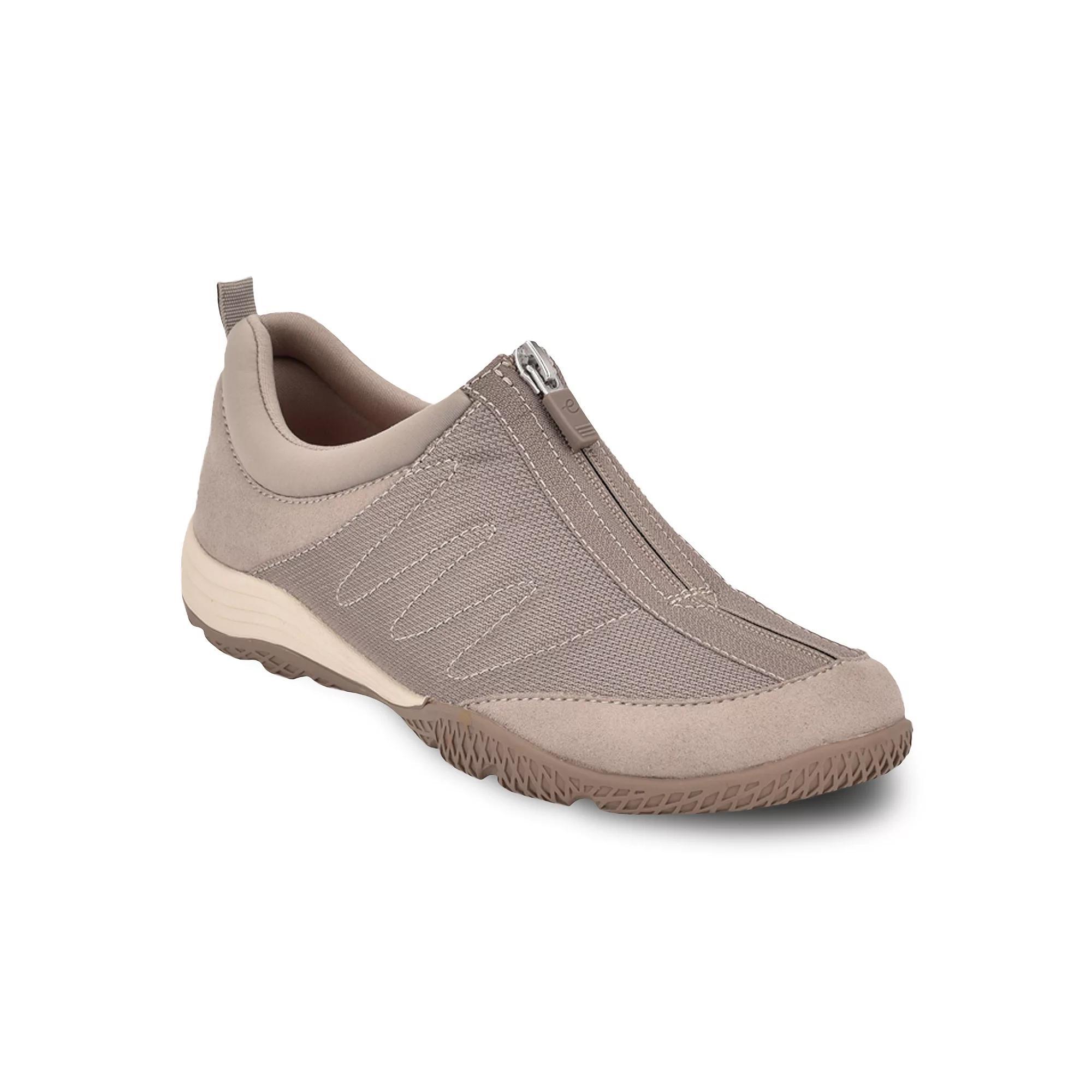 Easy Spirit Bestrong Womens Center Zip Sneakers Brown Product Image
