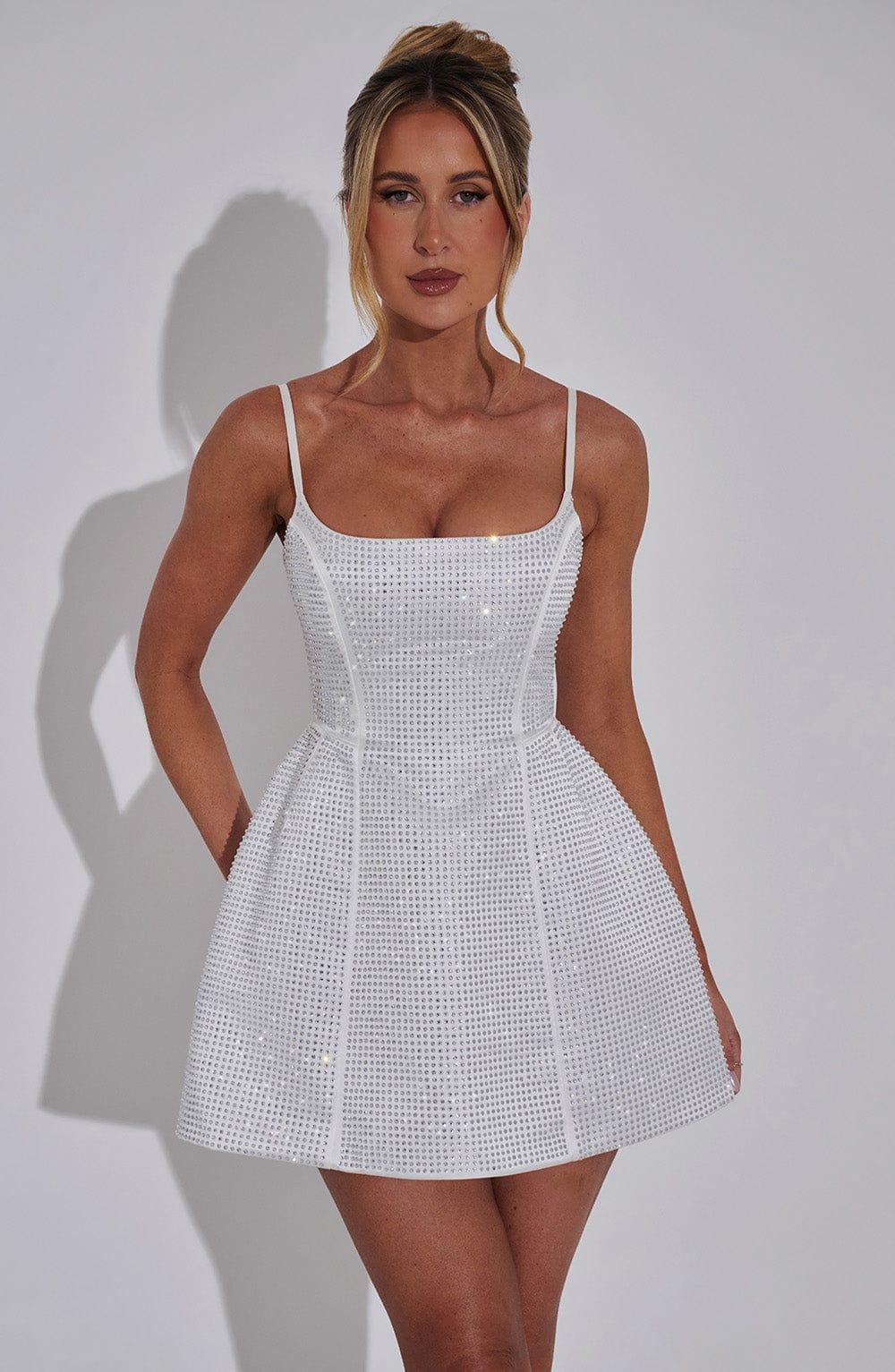 Emma Mini Dress - Ivory Product Image