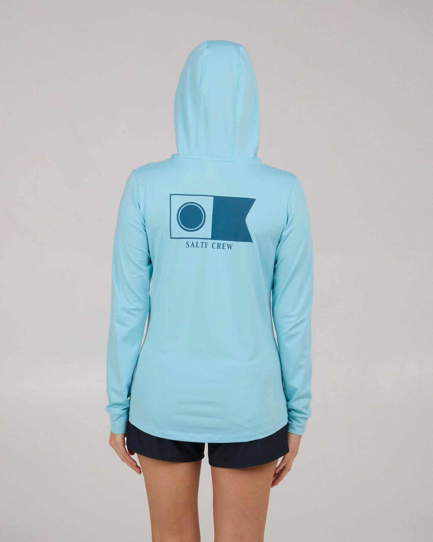 Flagship Hooded Sun Shirt  - Pacific Blue Product Image