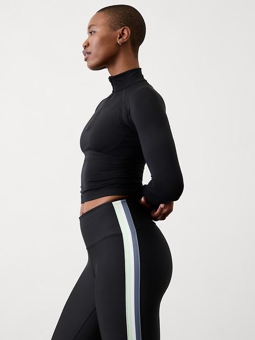 Momentum Seamless Crop Half Zip Product Image