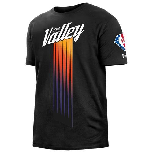 Mens New Era Black Phoenix Suns 2021/22 City Edition Brushed Jersey T-Shirt Product Image