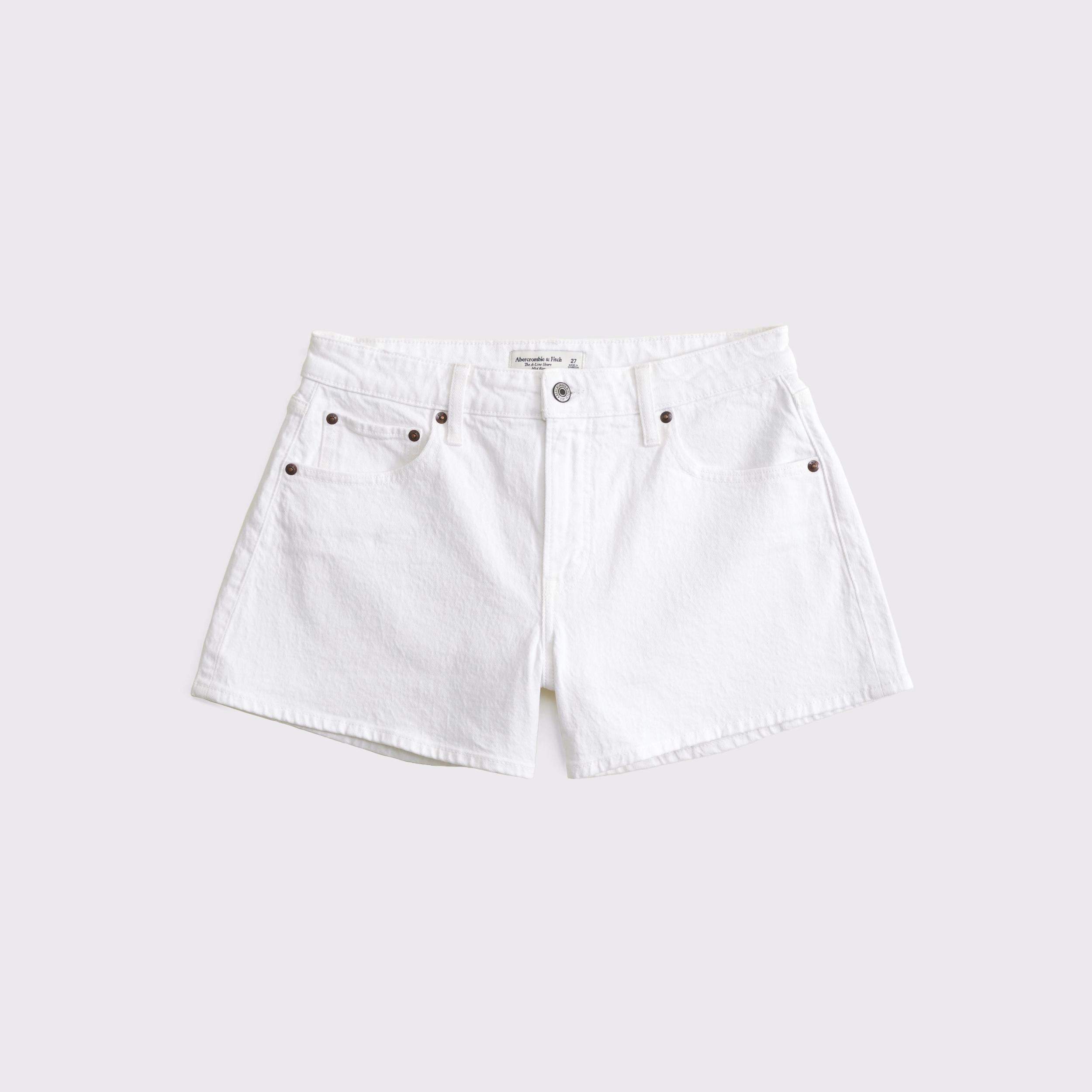 Curve Love Mid Rise A-Line Short Product Image