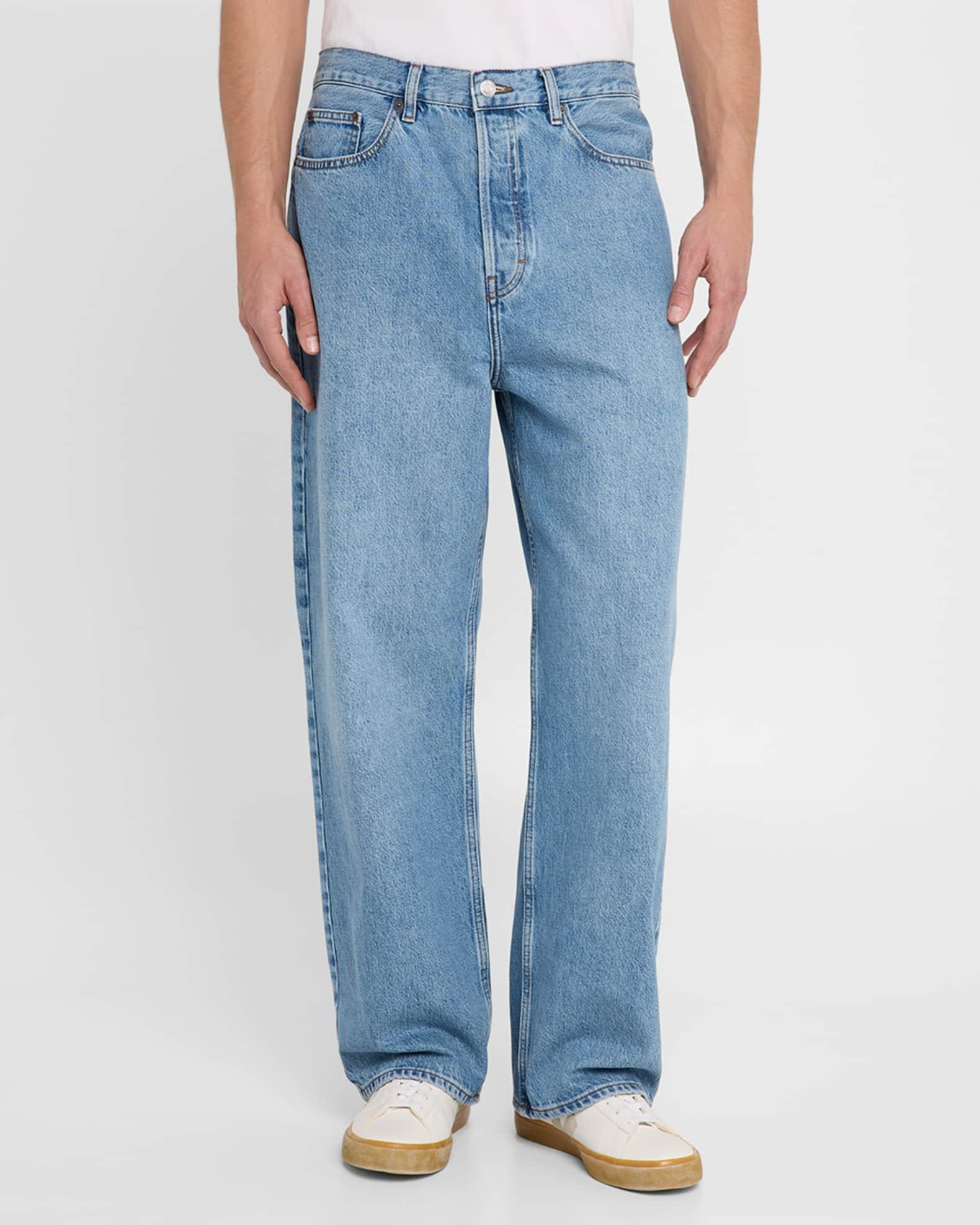 Men's Baggy Rigid Denim Jeans Product Image