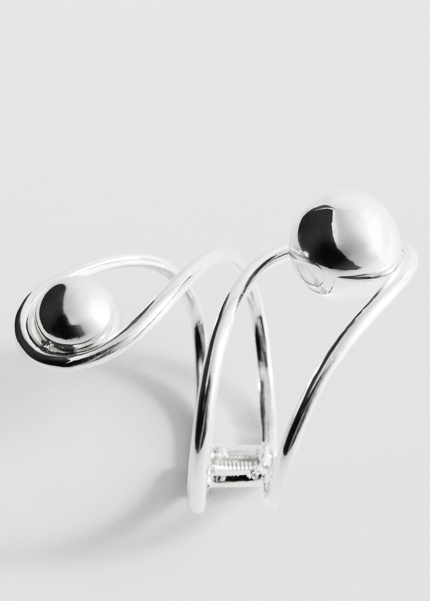 Maxi bracelet with sphere design - Women | MANGO USA Product Image