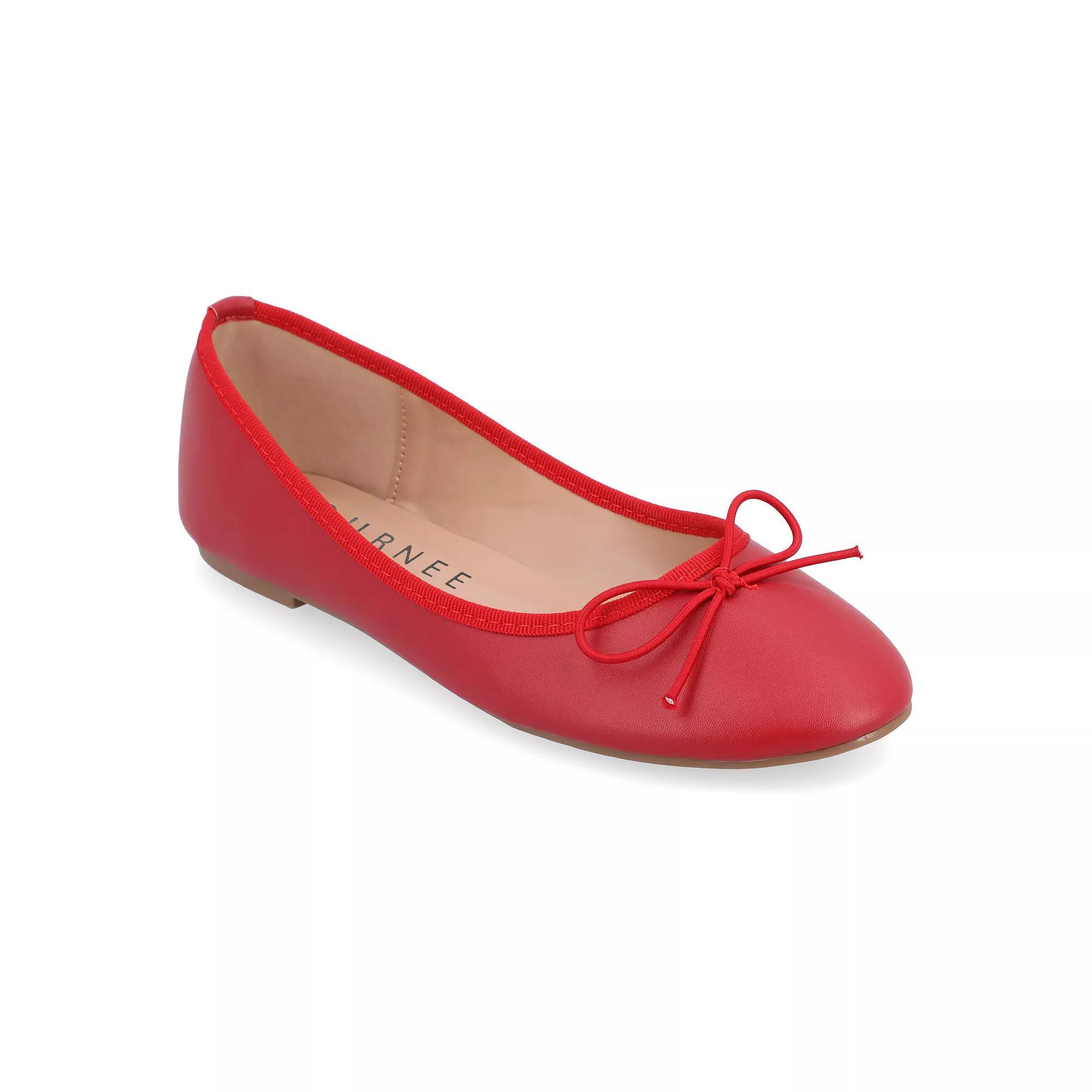 Journee Collection Vika Women's Ballet Flats, Girl's, Size: 9 Medium, Red Product Image