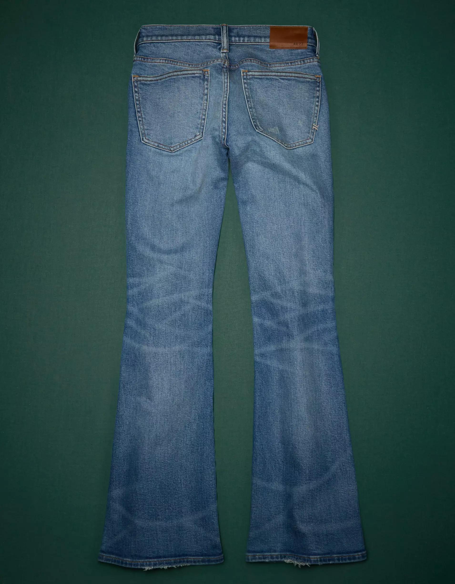 AE77 Premium Low-Rise Flare Jean Product Image