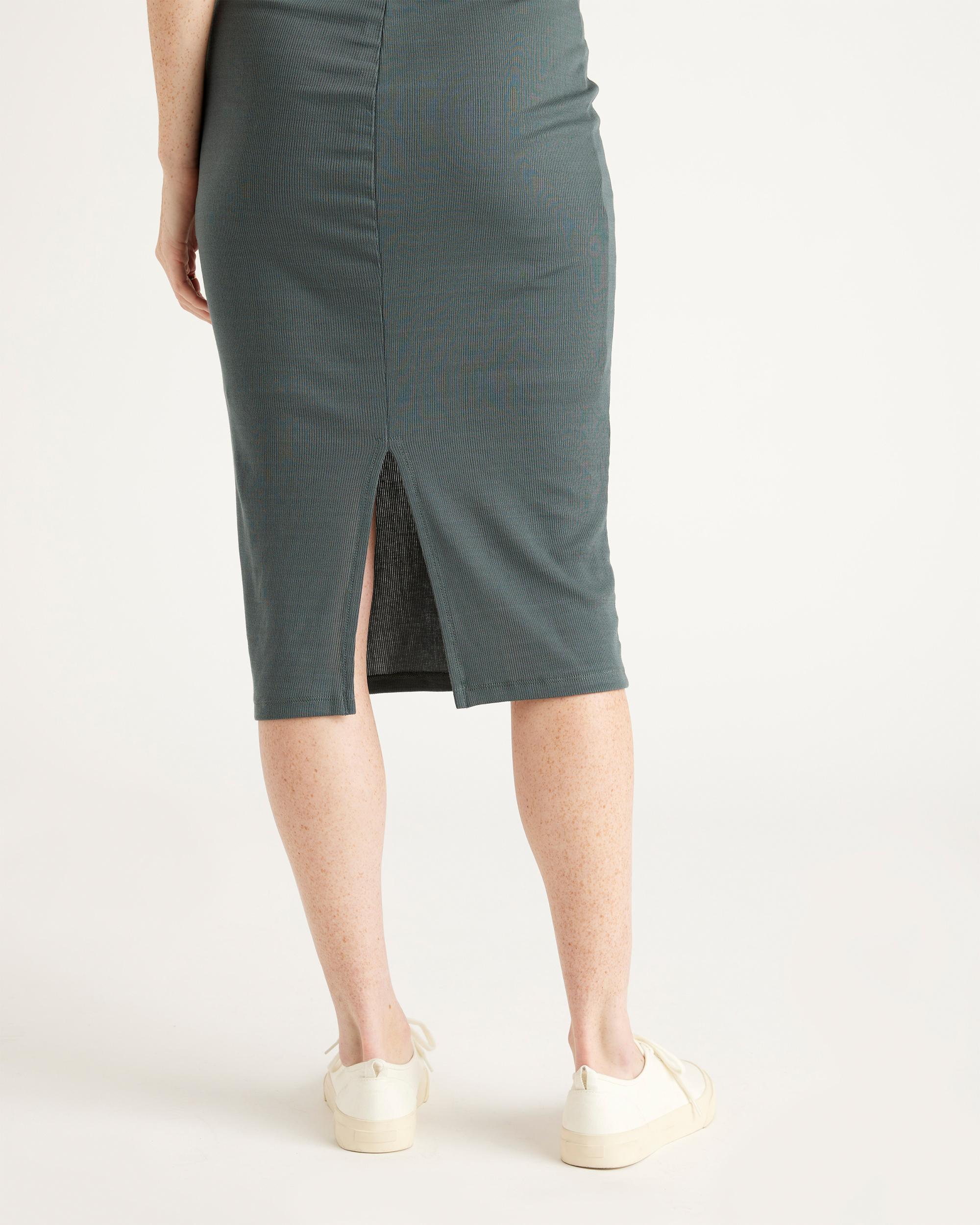 Quince | Women's Rib Knit Dress Size XS, Tencel Product Image