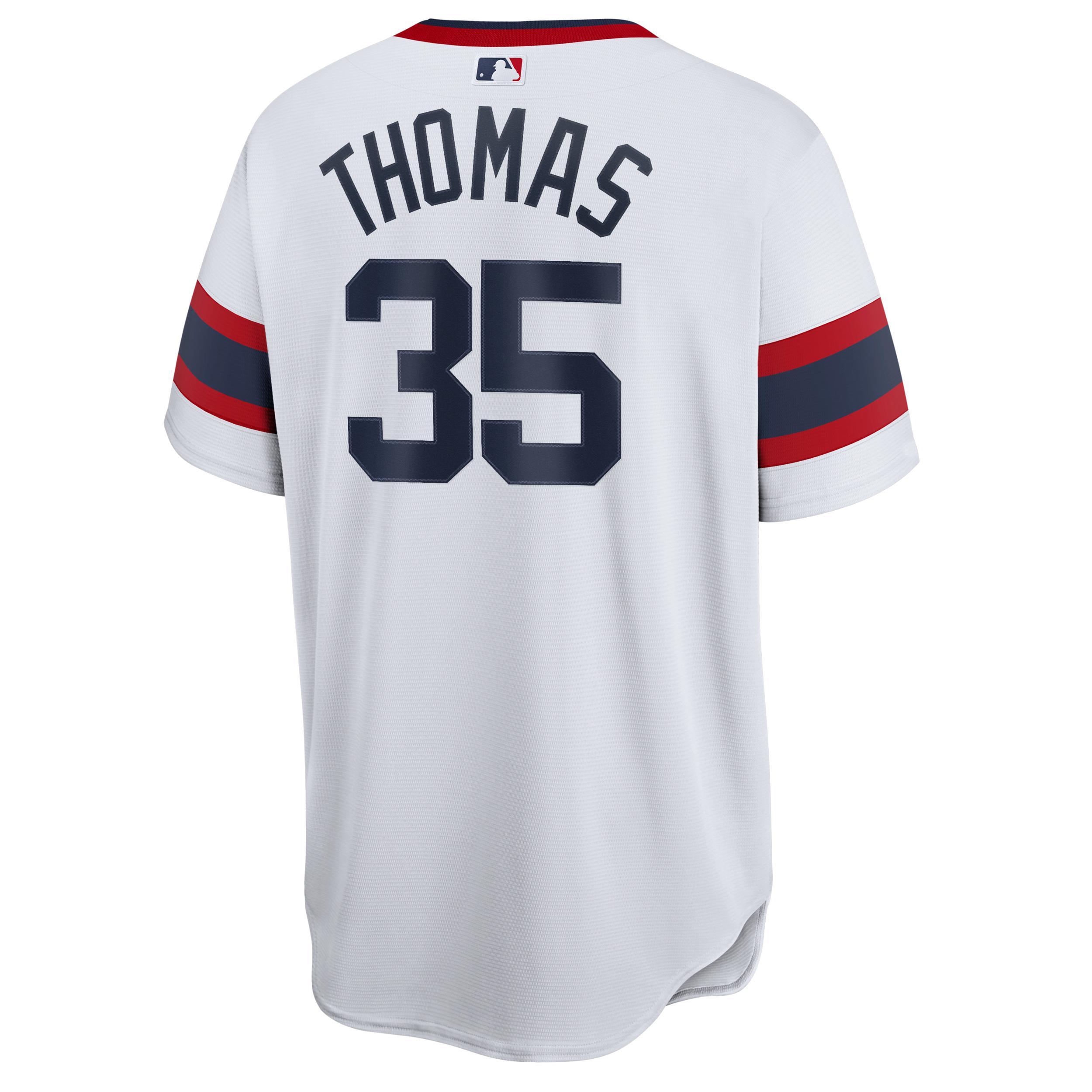 Mens Nike Frank Thomas White Chicago White Sox Home Cooperstown Collection Player Jersey - White Product Image