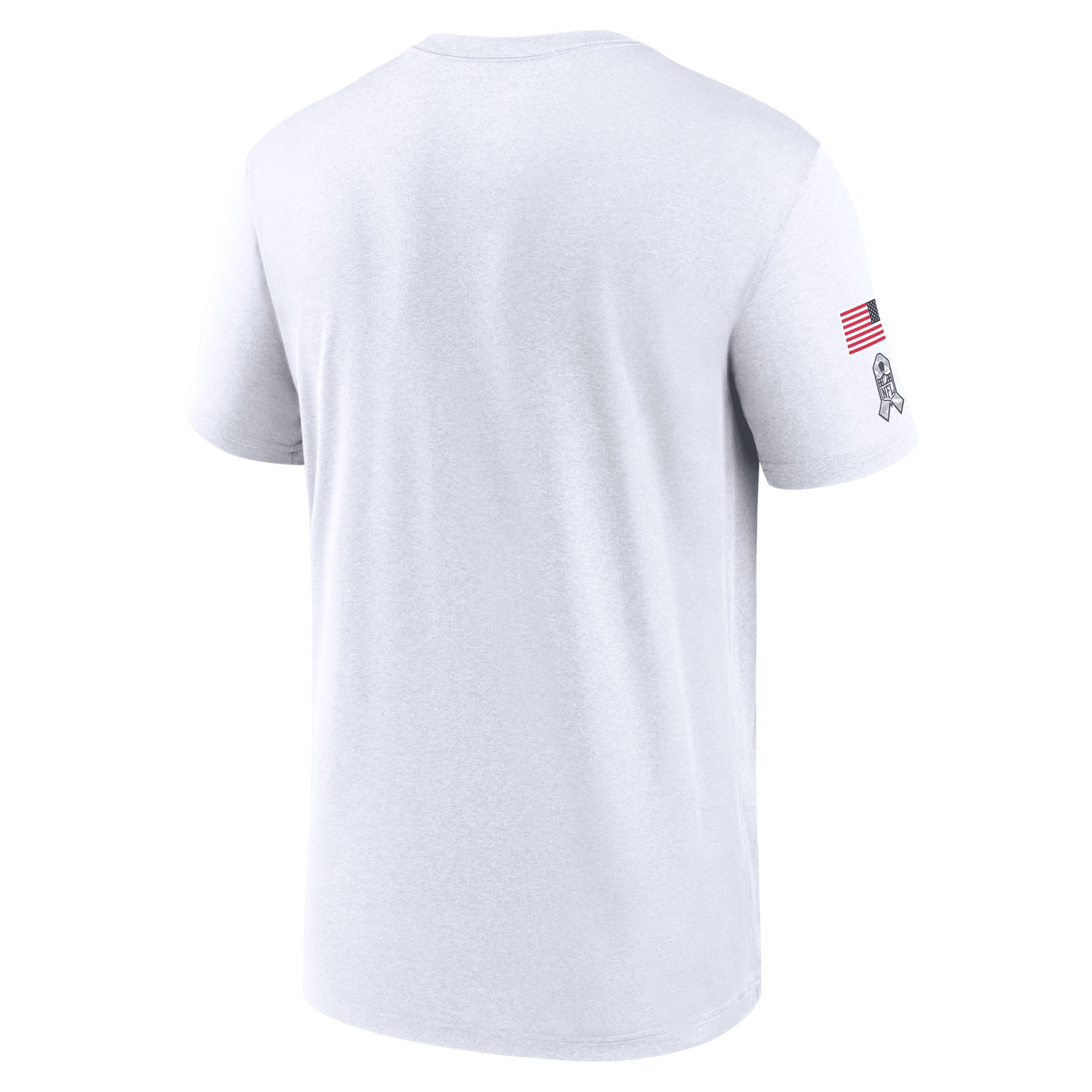 Men's Nike White New York Jets 2024 Salute To Service Legend Performance T-Shirt, Size: 3XL Product Image