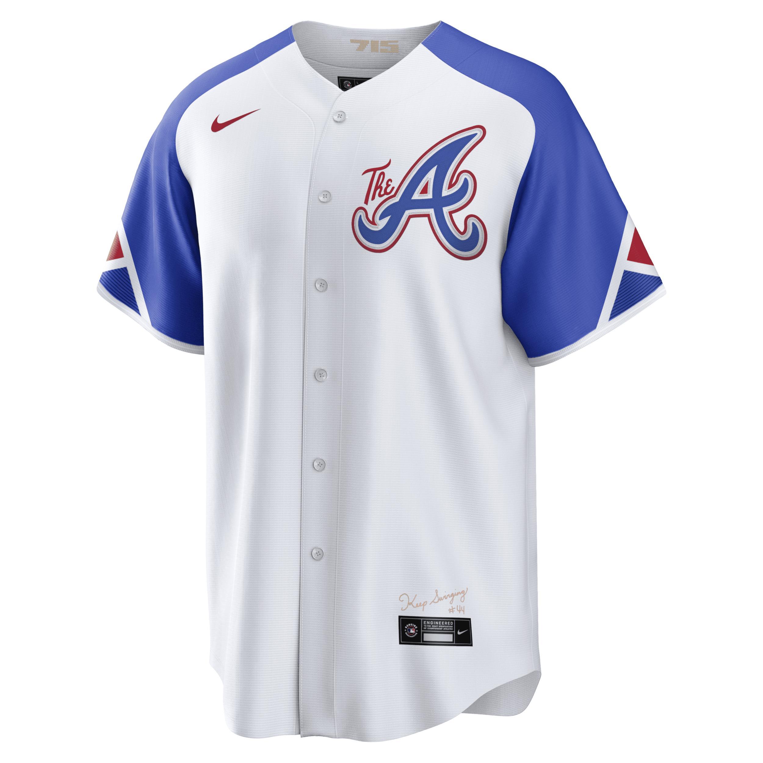Nike Mens MLB Atlanta Braves City Connect Replica Baseball Jersey | T77001O2AW-CC4 Product Image