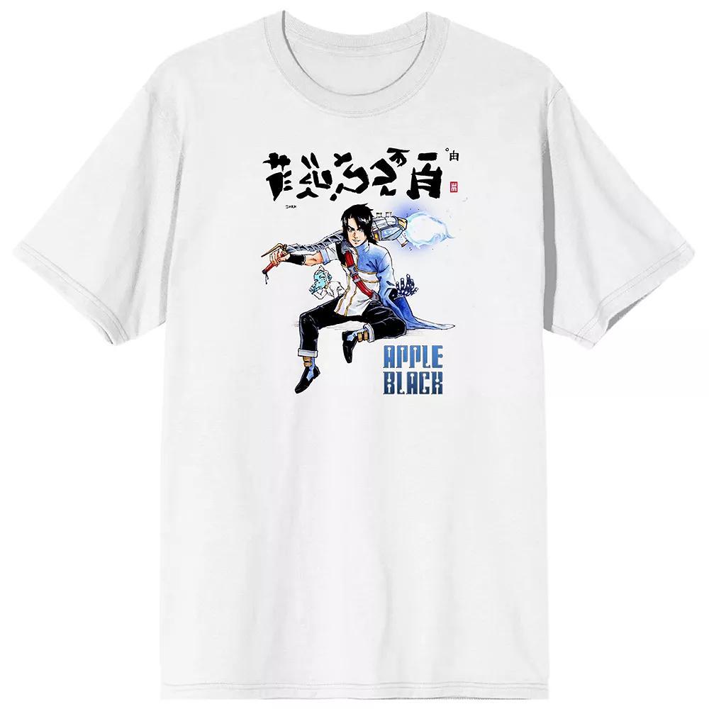 Men's Apple Black Sano Tamashii Script Graphic Tee, Size: XXL, White Product Image