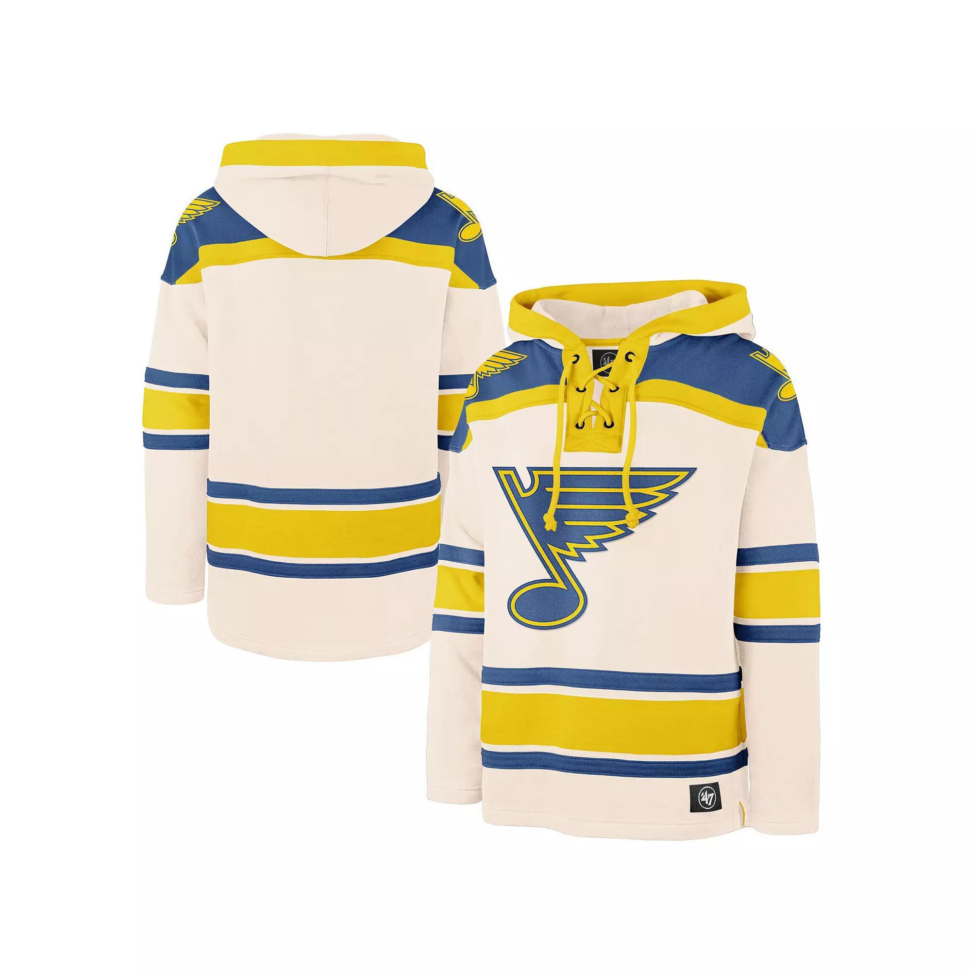 Mens 47 Cream St. Louis Blues 2025 NHL Winter Classic Superior Lacer Pullover Hoodie Product Image