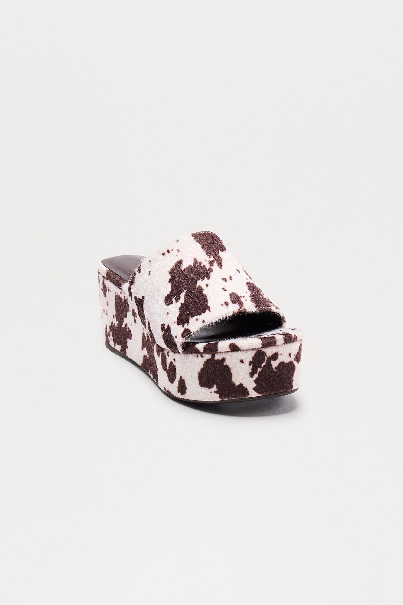 Cattle Platform Wedges - Brown/combo Product Image