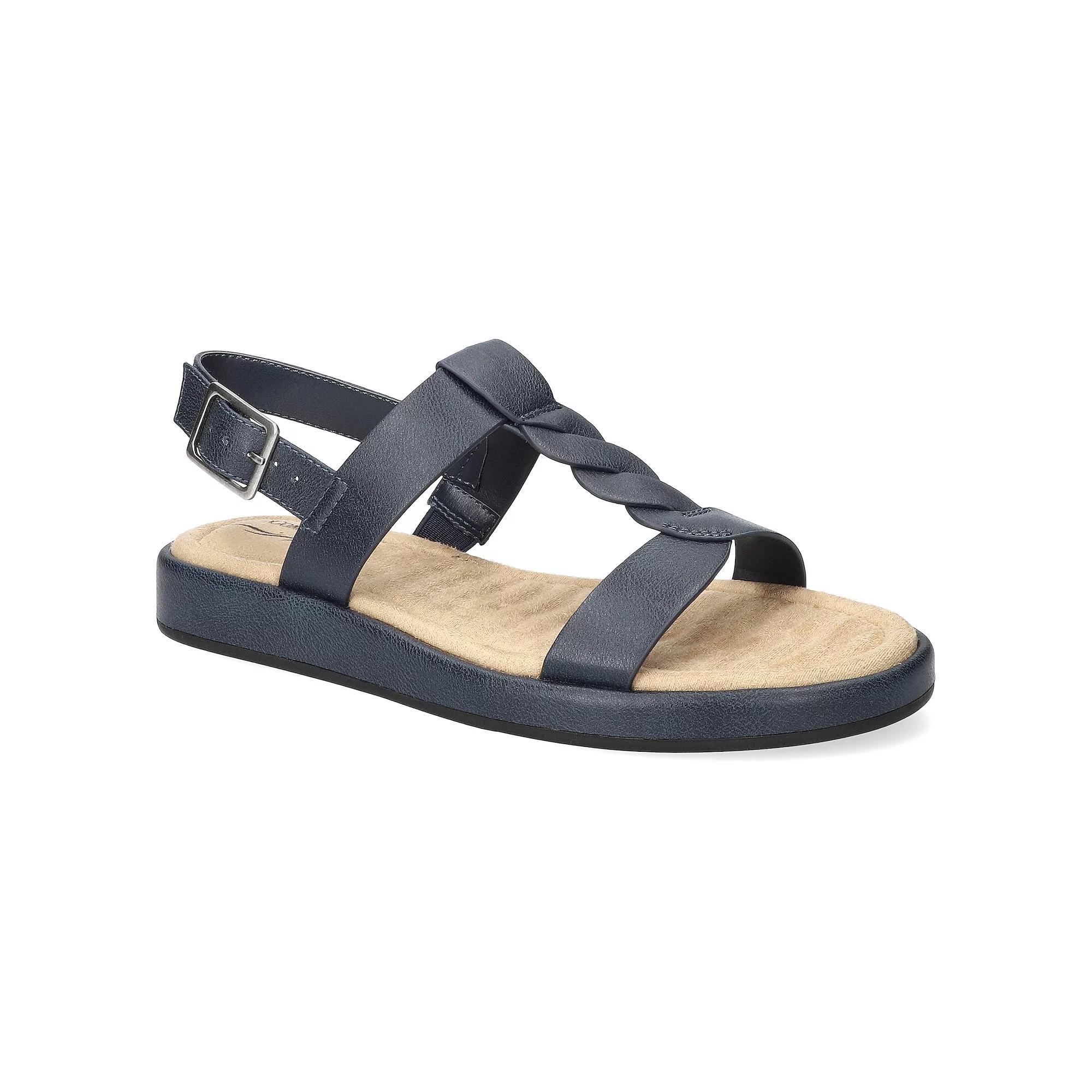 Easy Street Tampa Platform Women's Comfort Sandals, Size: 9.5, Blue Product Image