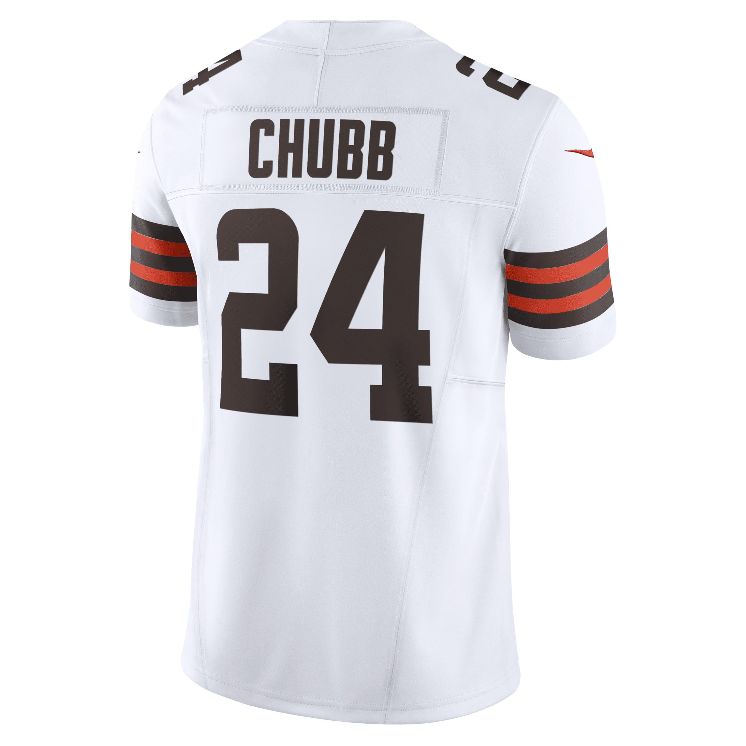Mens Nike Nick Chubb Cleveland Browns Vapor F.U.S.E. Limited Jersey Product Image
