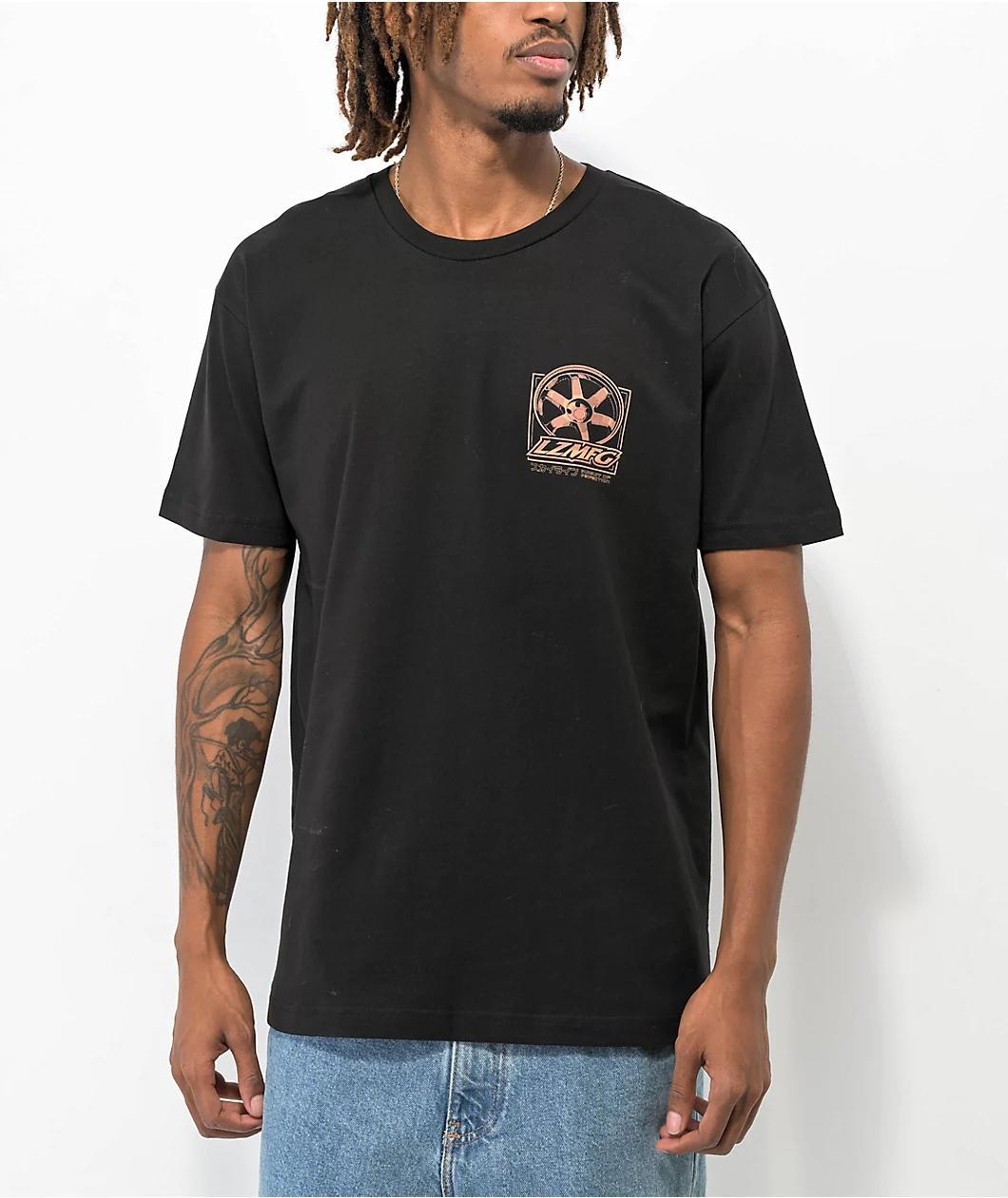 LZMFG Midnight Black T-Shirt Product Image