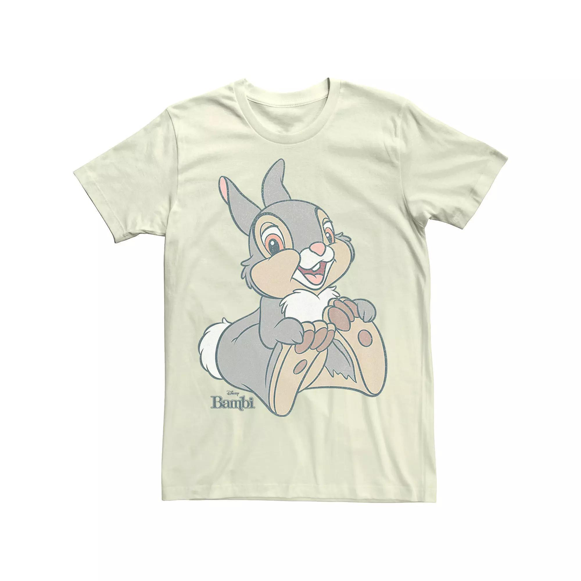 Disney's Bambi Thumper Men's Big Portrait Tee, Size: 3XL, Natural Product Image