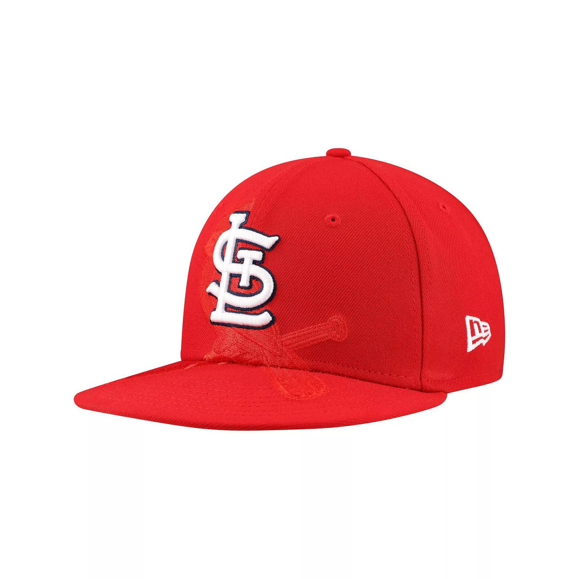 Men's New Era Red St. Louis Cardinals Shadow Logo 59FIFTY Fitted Hat, Size: 7 5/8 Product Image