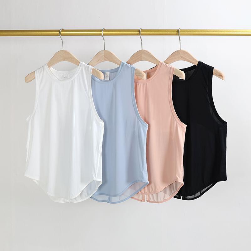 Plain Sports Tank Top Product Image