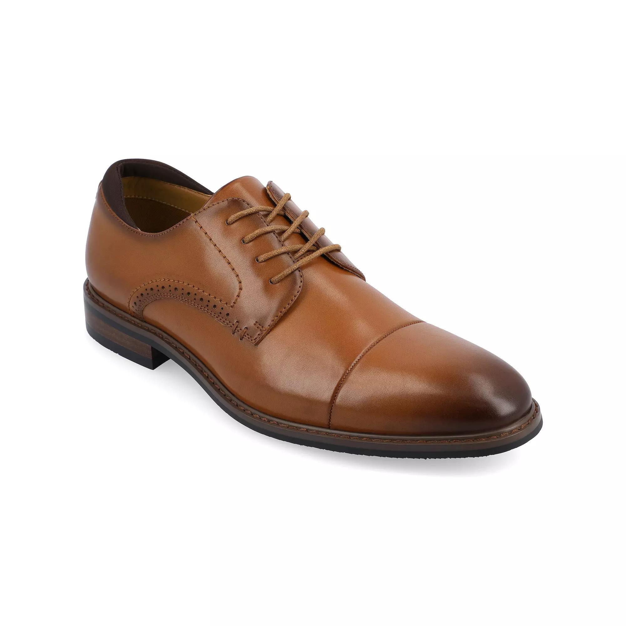 VANCE Maning Men's Tru Comfort Foam Lace-up Derby Shoes, Size: 8.5, Red Product Image