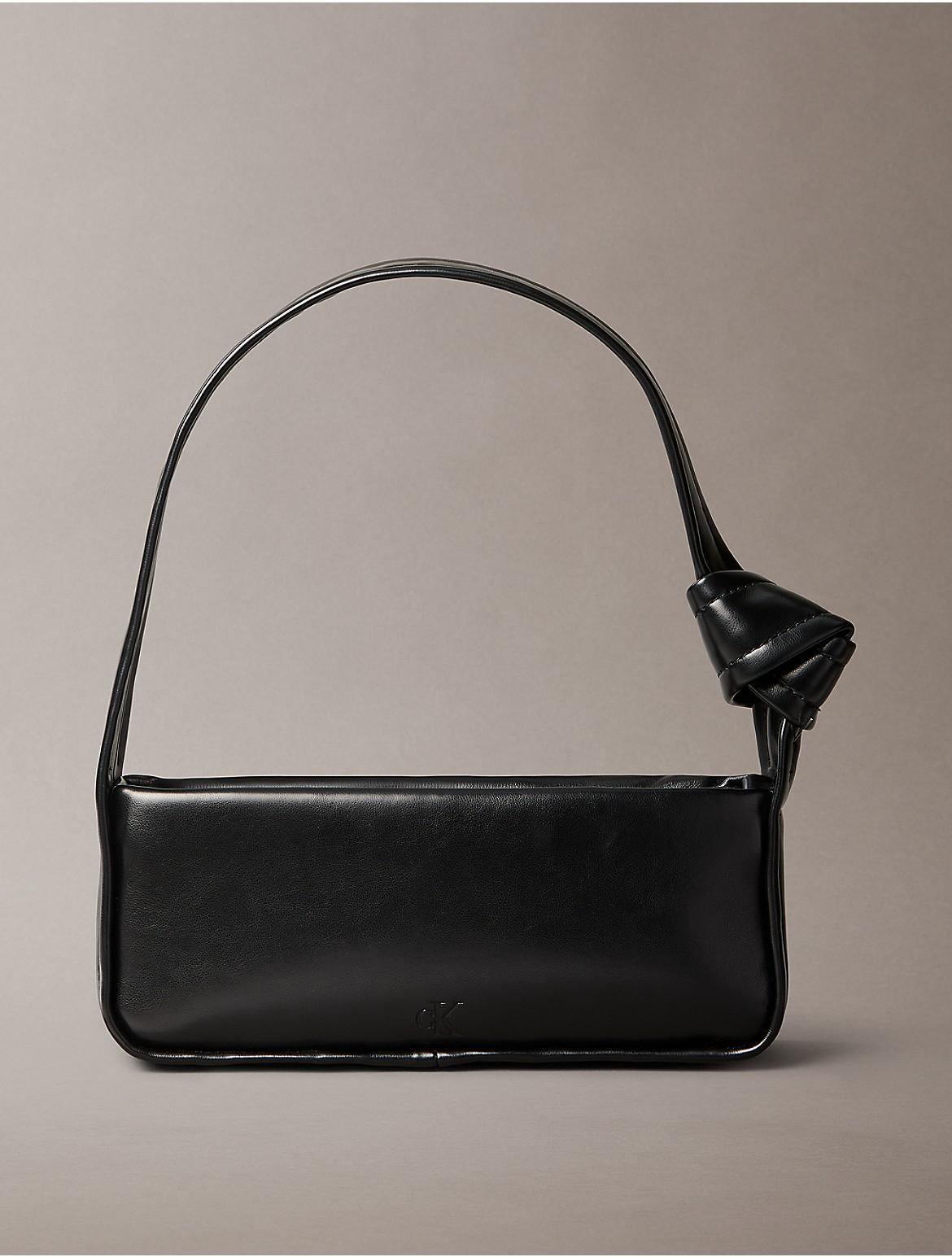 Calvin Klein Women's Knotted Small Shoulder Bag - Brown Product Image