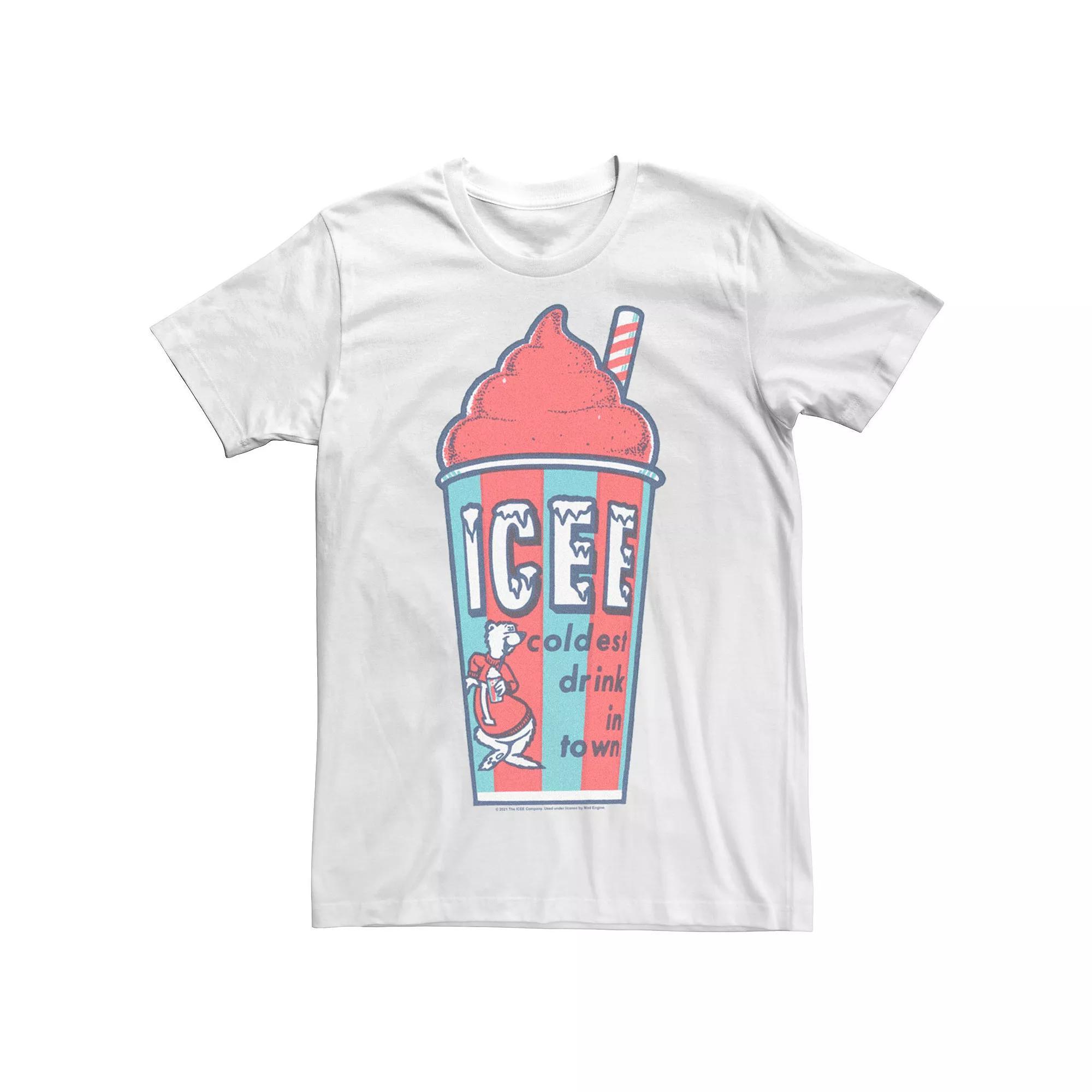 Men's Icee Vintage Cup Portrait Tee, Size: Medium, White Product Image