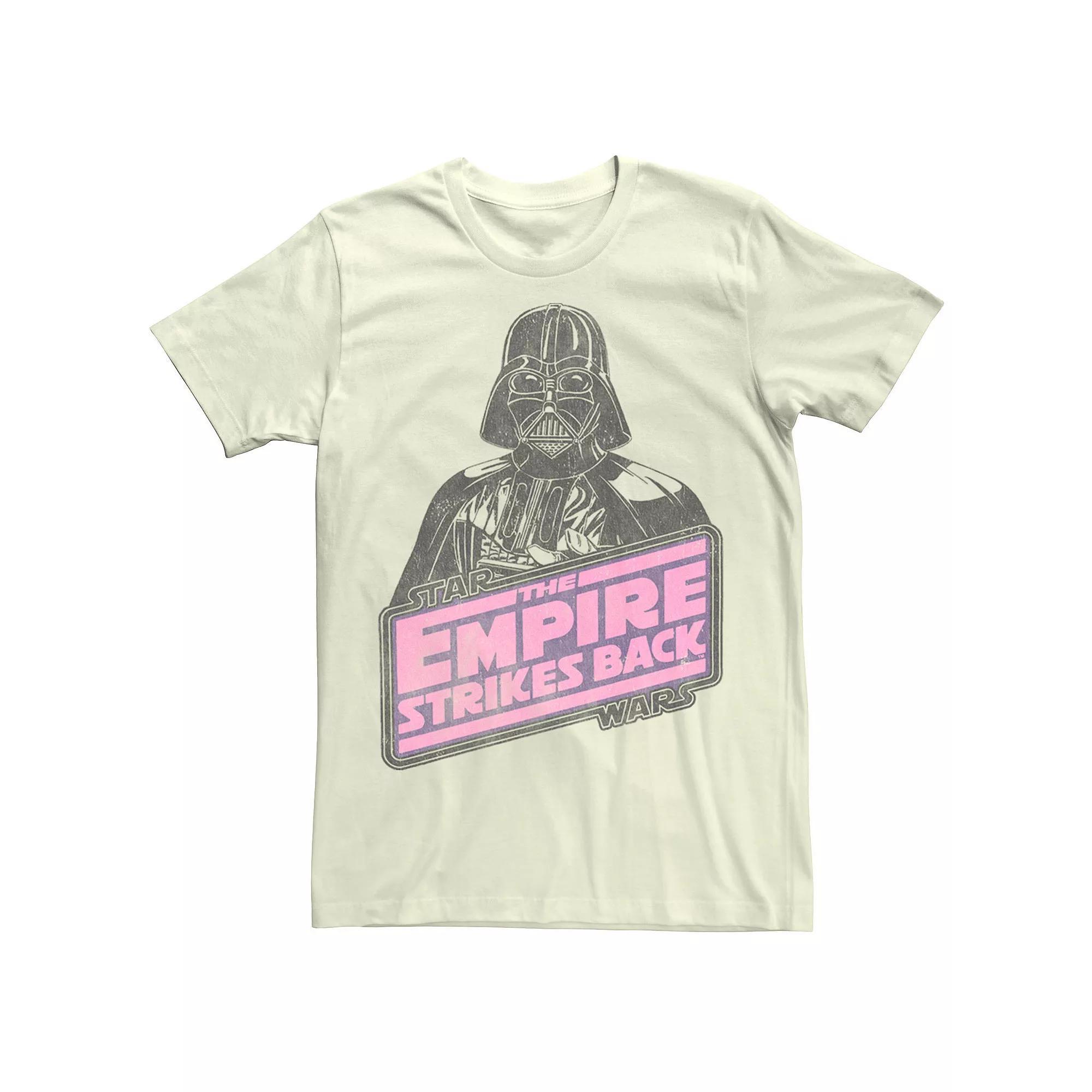 Men's Star Wars Vintage Vader Logo Tee, Size: Medium, Natural Product Image