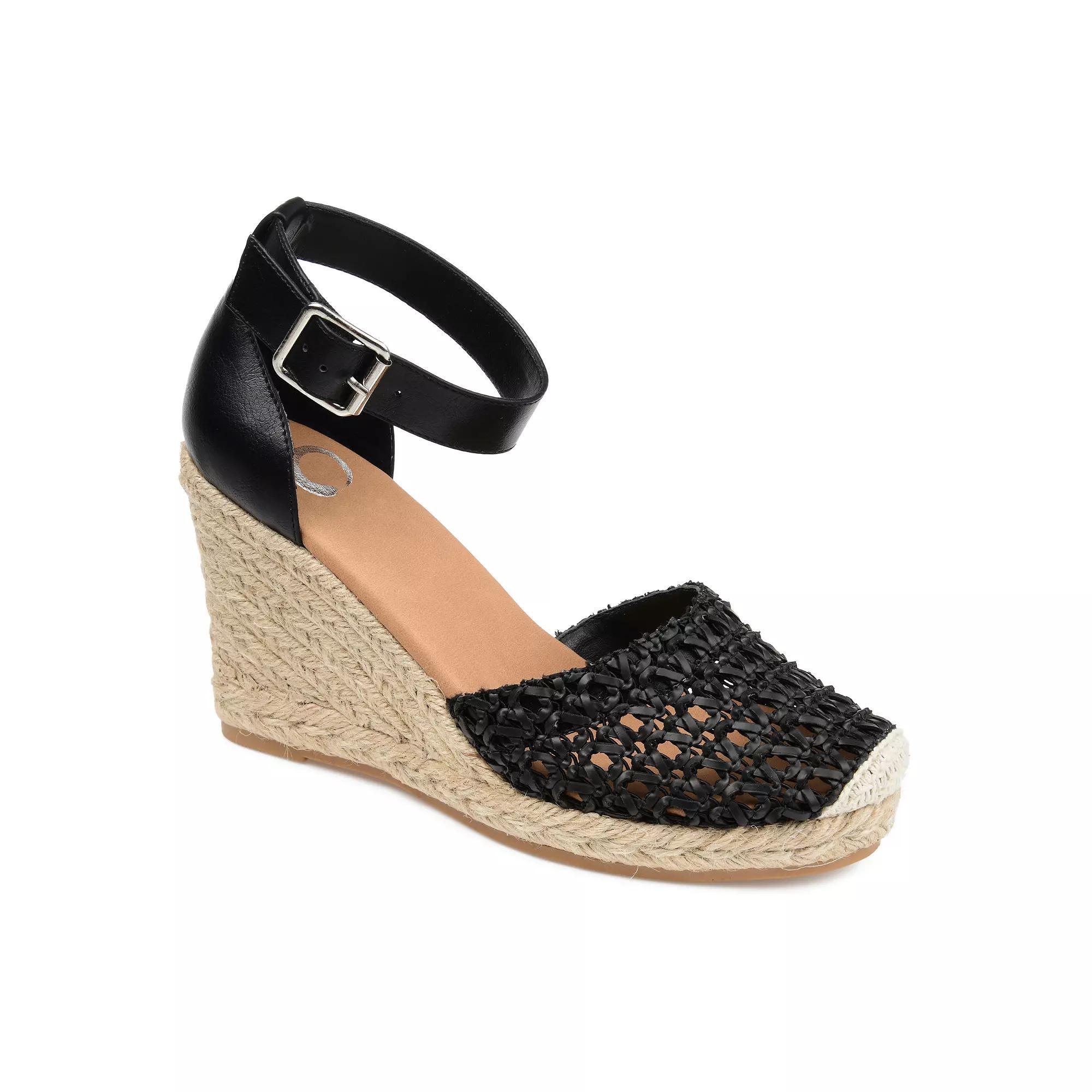 Journee Sierra Women's Wedge Sandals, Size: 10, White Product Image