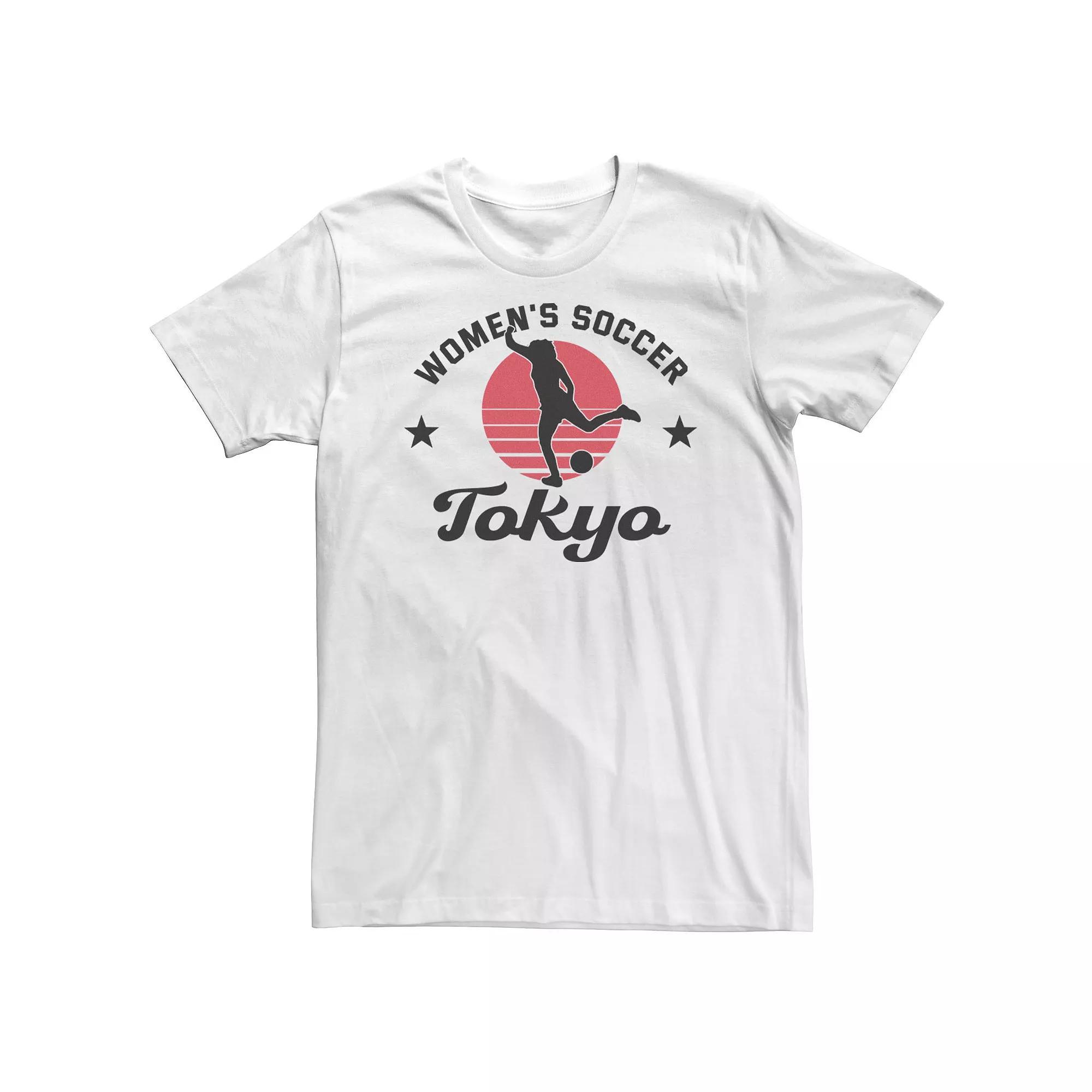 Big & Tall Women's Soccer Tokyo Tee, Size: 3XL, White Product Image
