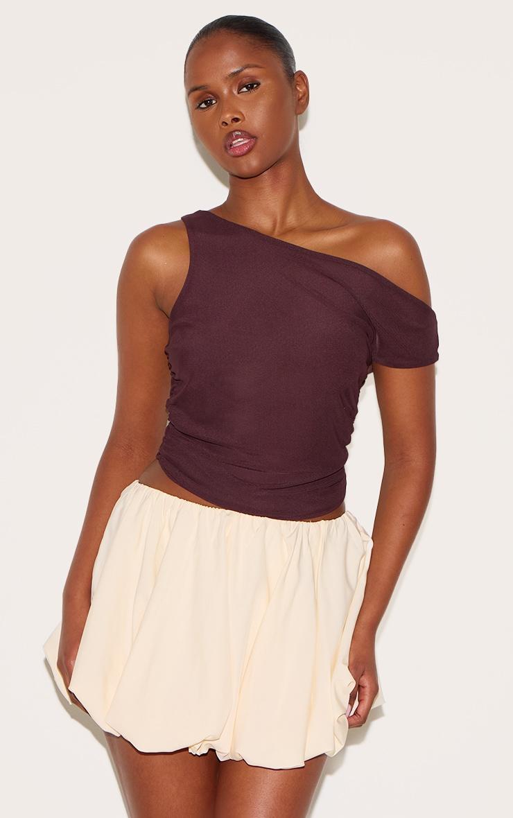 Cream Puffball Skirt Product Image