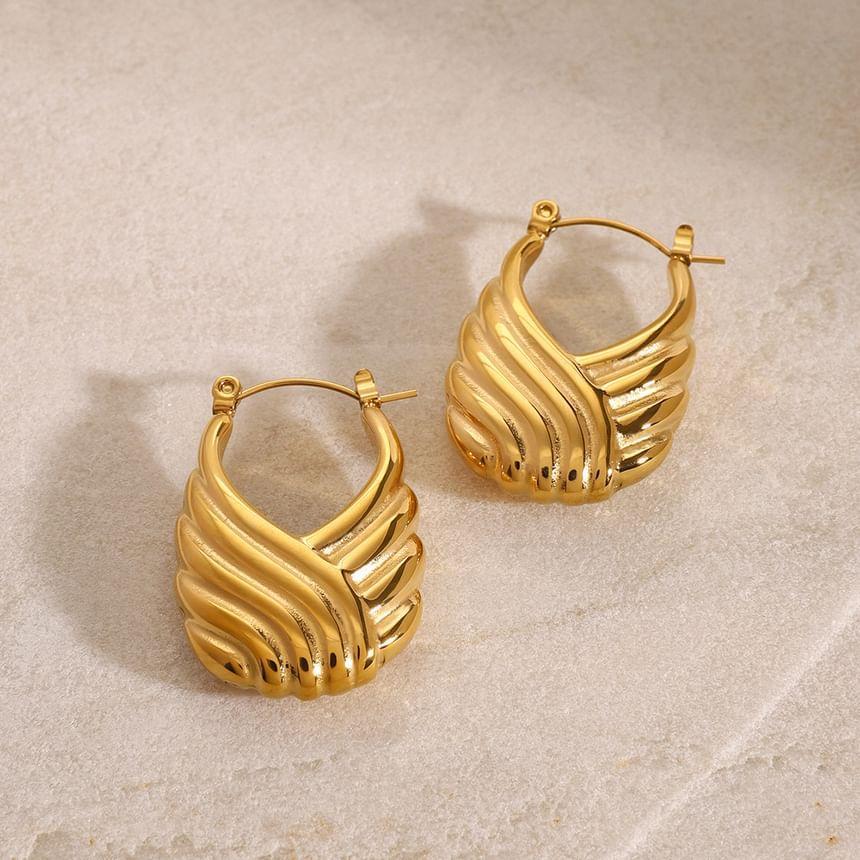 Stainless Steel Hoop Earring Product Image