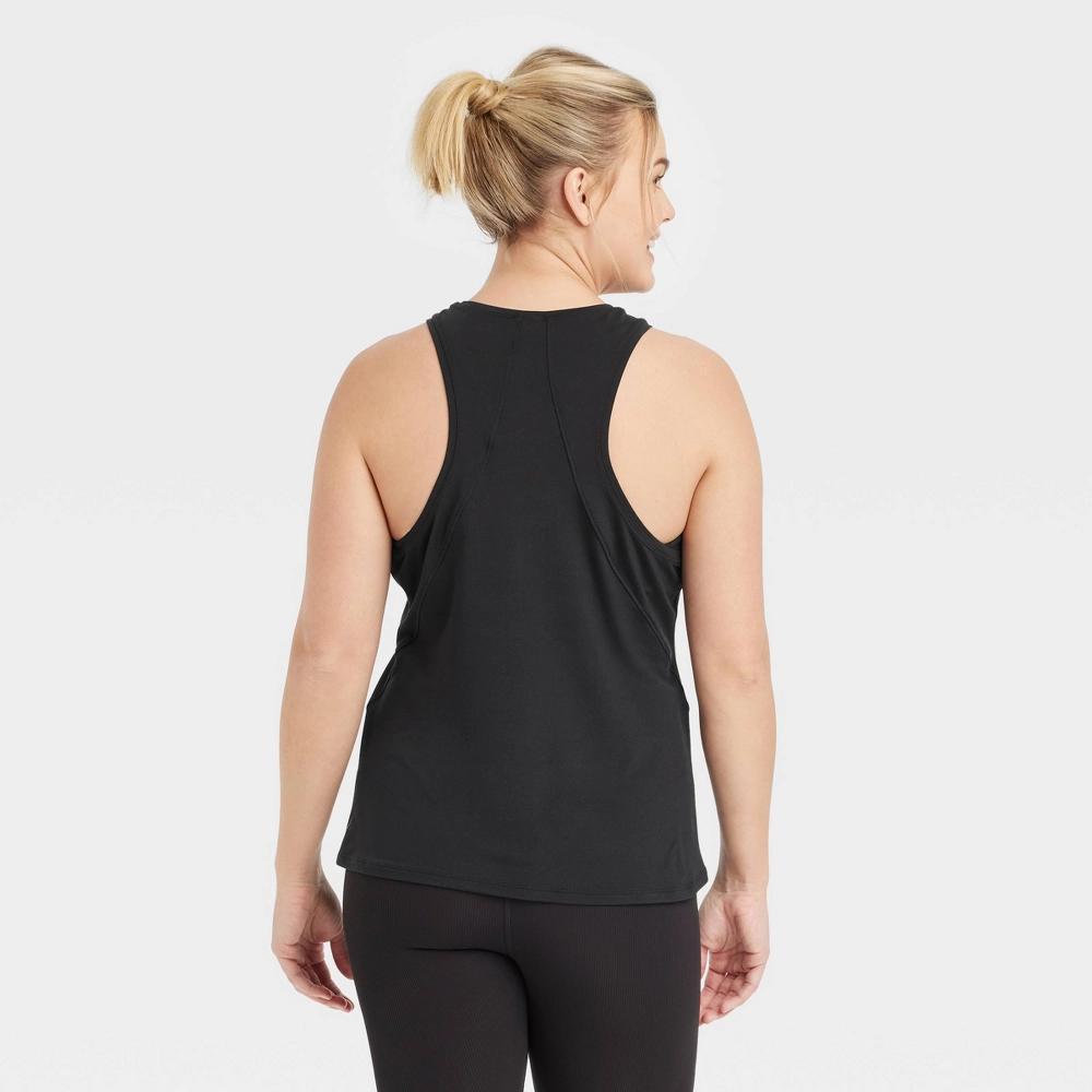 Womens Essential Racerback Tank Top - All In Motion Black S: Midweight Moisture-Wicking Quick-Dry Top, Product Image