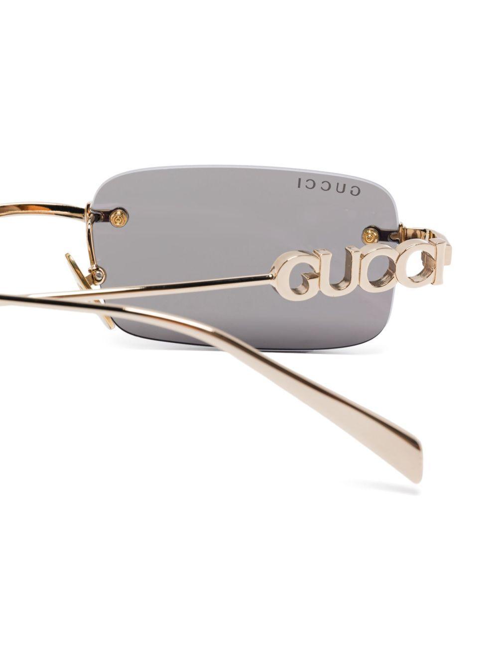rectangle-frame sunglasses Product Image
