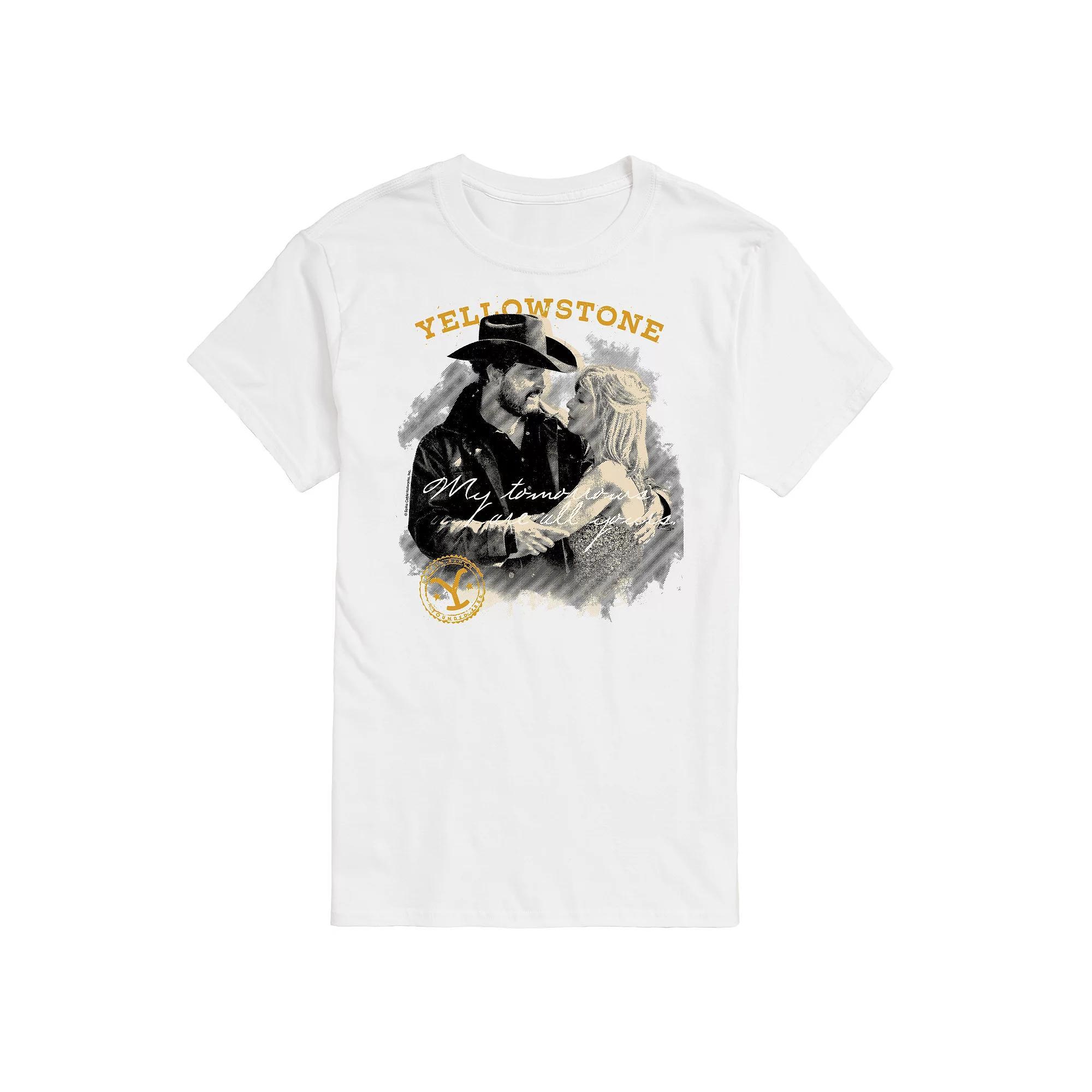Big & Tall Yellowstone My Tomorrows Graphic Tee, Mens Product Image