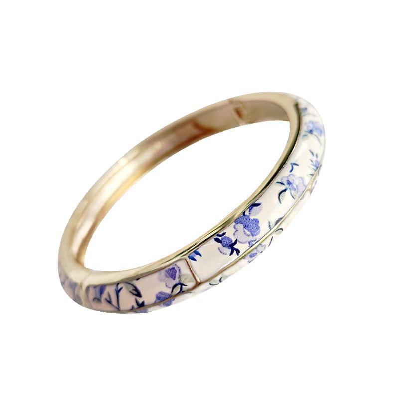 Metal Flower Bangle Product Image