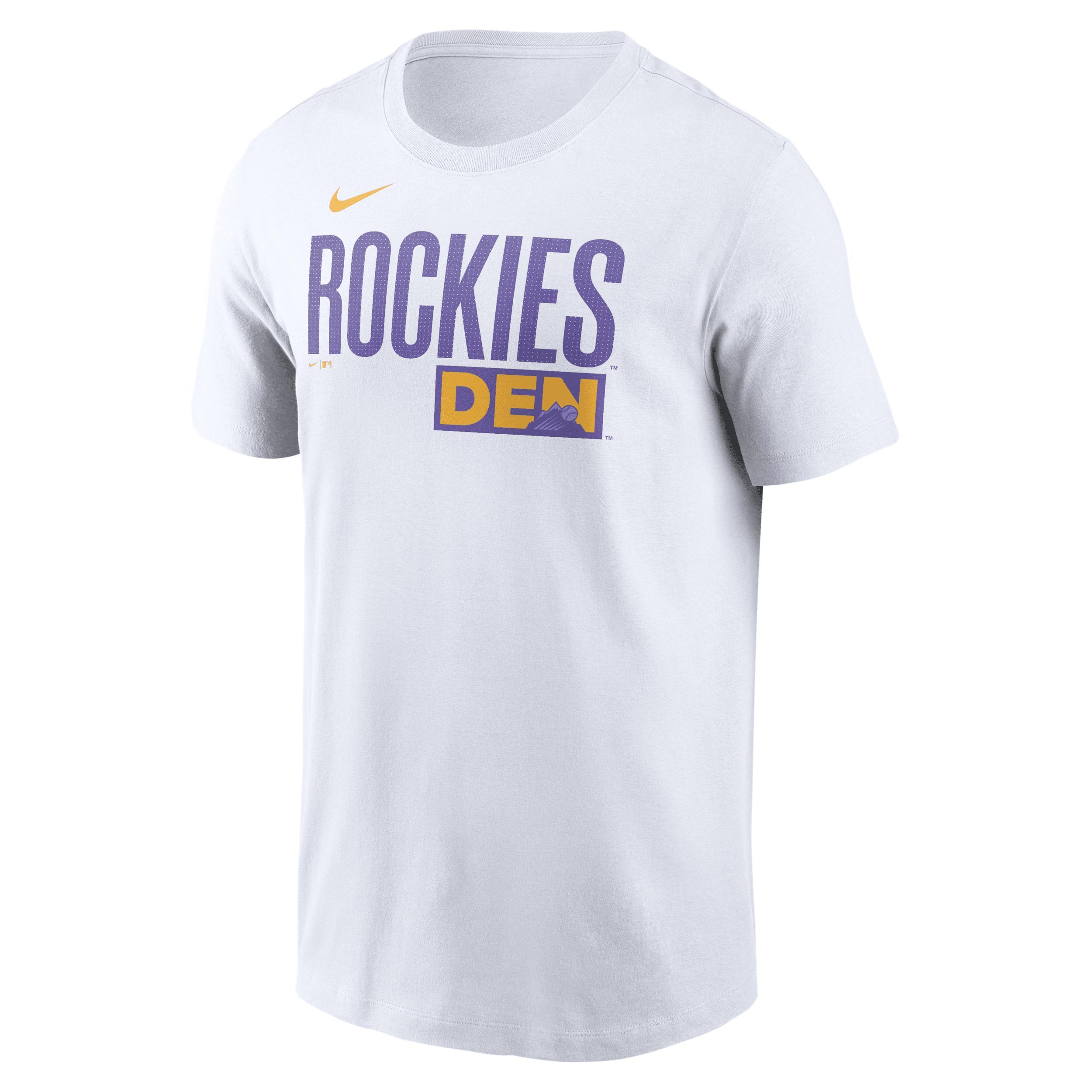 Colorado Rockies City Connect Wordmark Nike Men's MLB T-Shirt Product Image