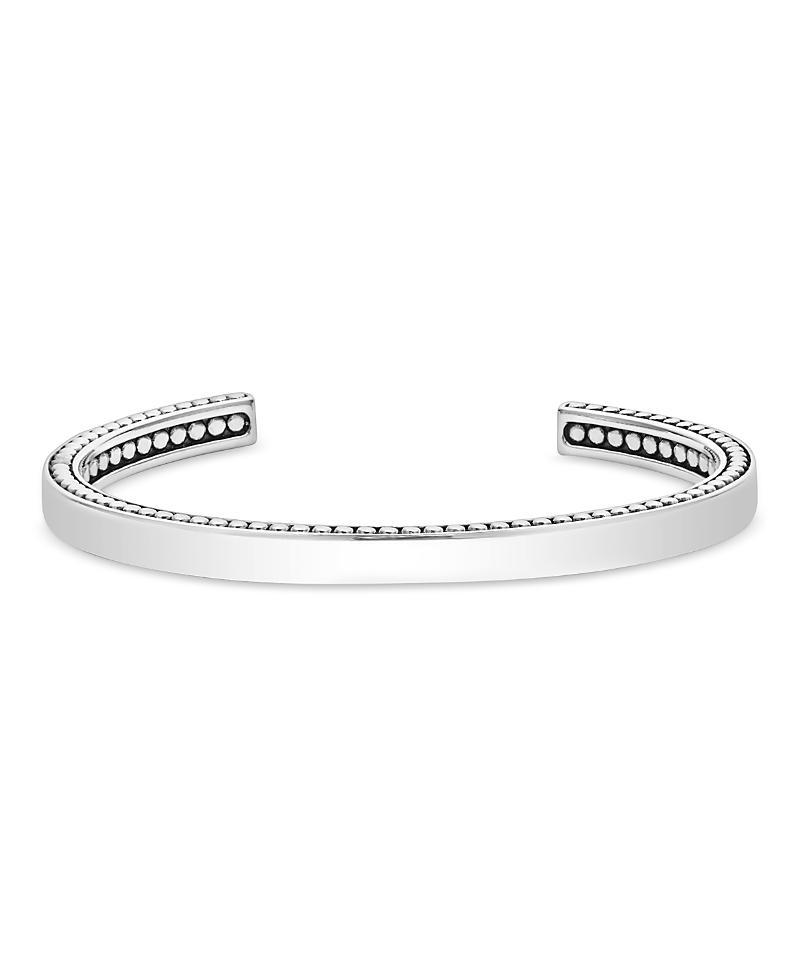 Lagos Mens Sterling Silver Anthem Cuff Bracelet Product Image