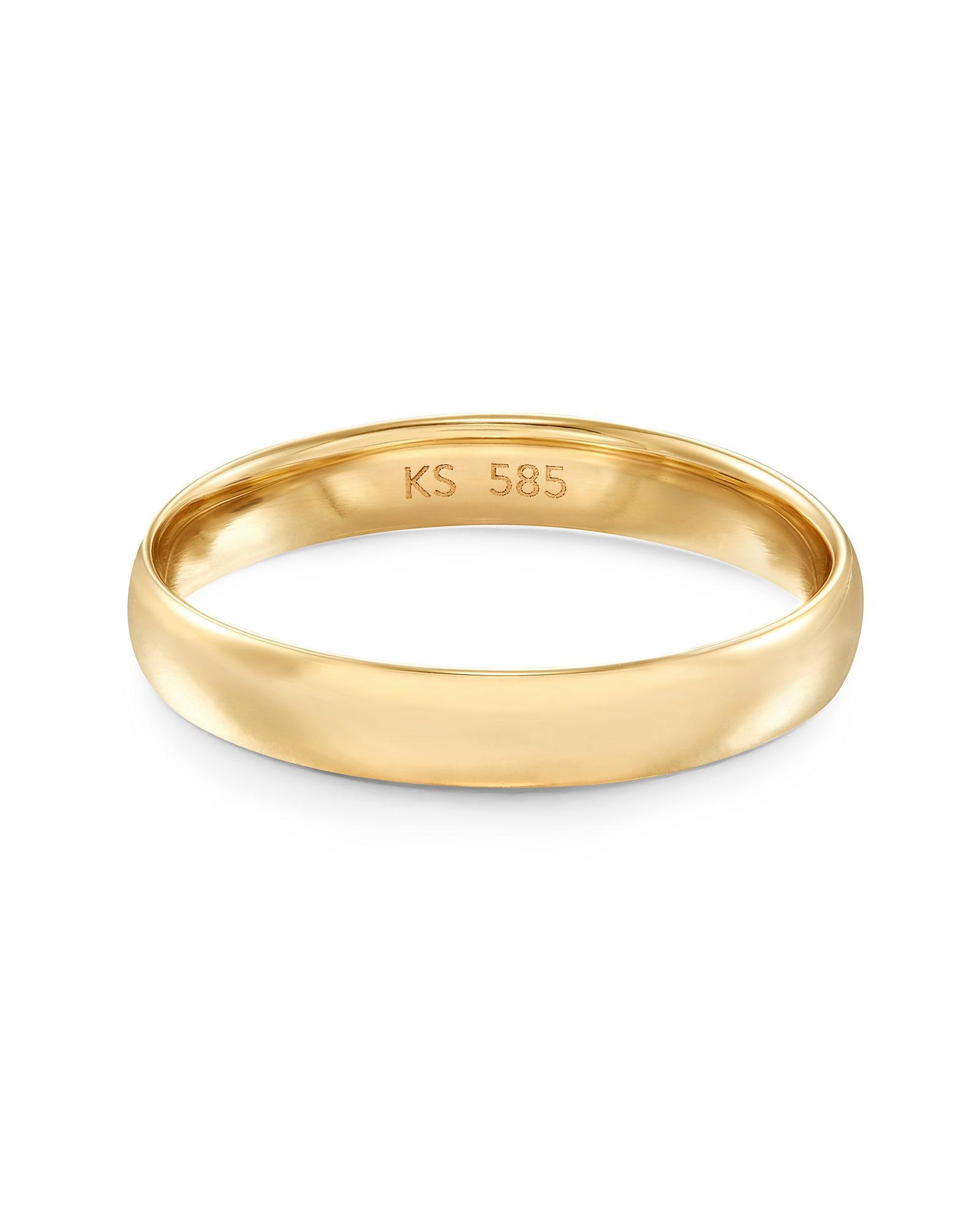 Kendra Scott Devin Band Ring in 14k White Gold | Metal | Size 7 Product Image