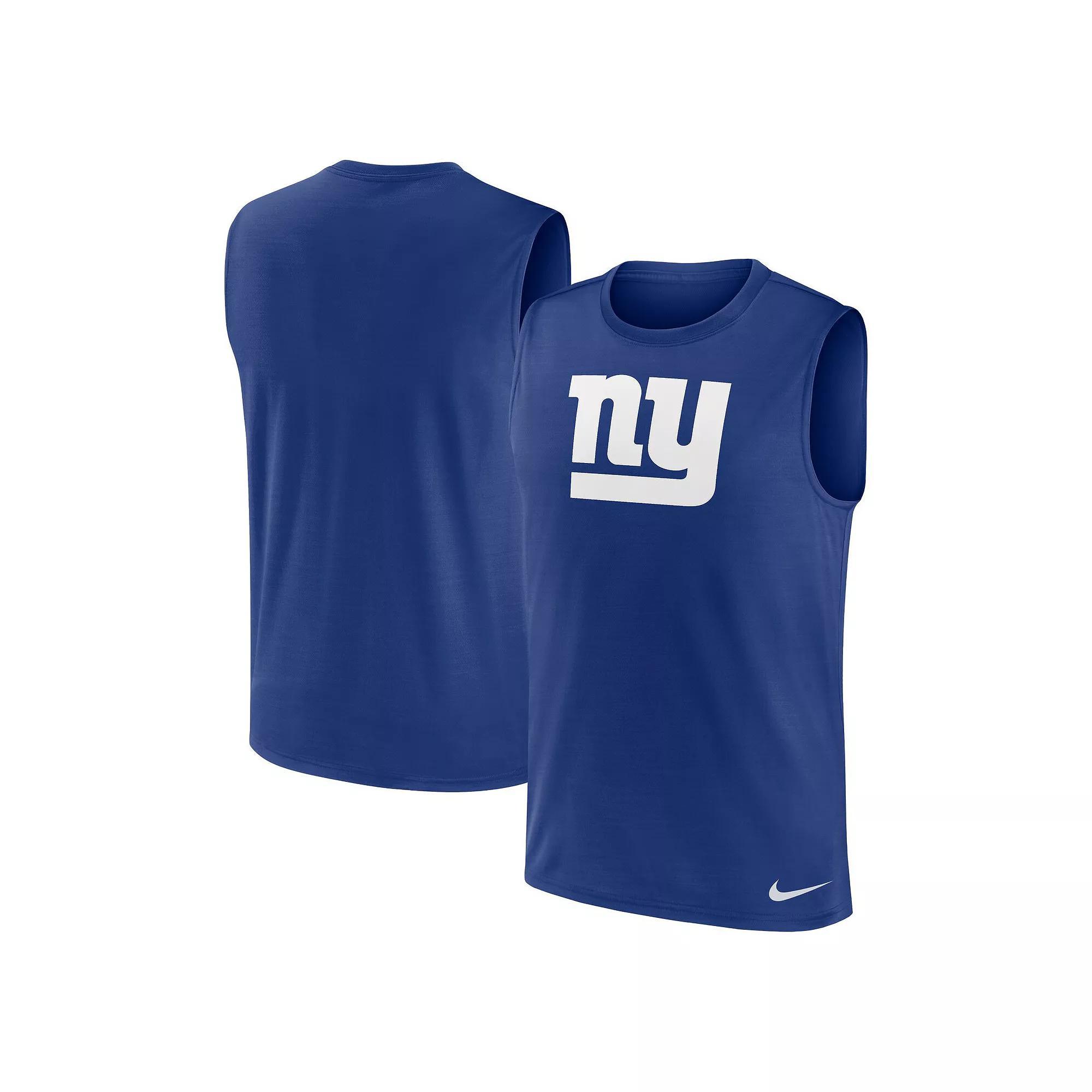 Men's Nike Royal New York Giants Blitz Legend Muscle Perform Tank Top, Size: Medium, Blue Product Image