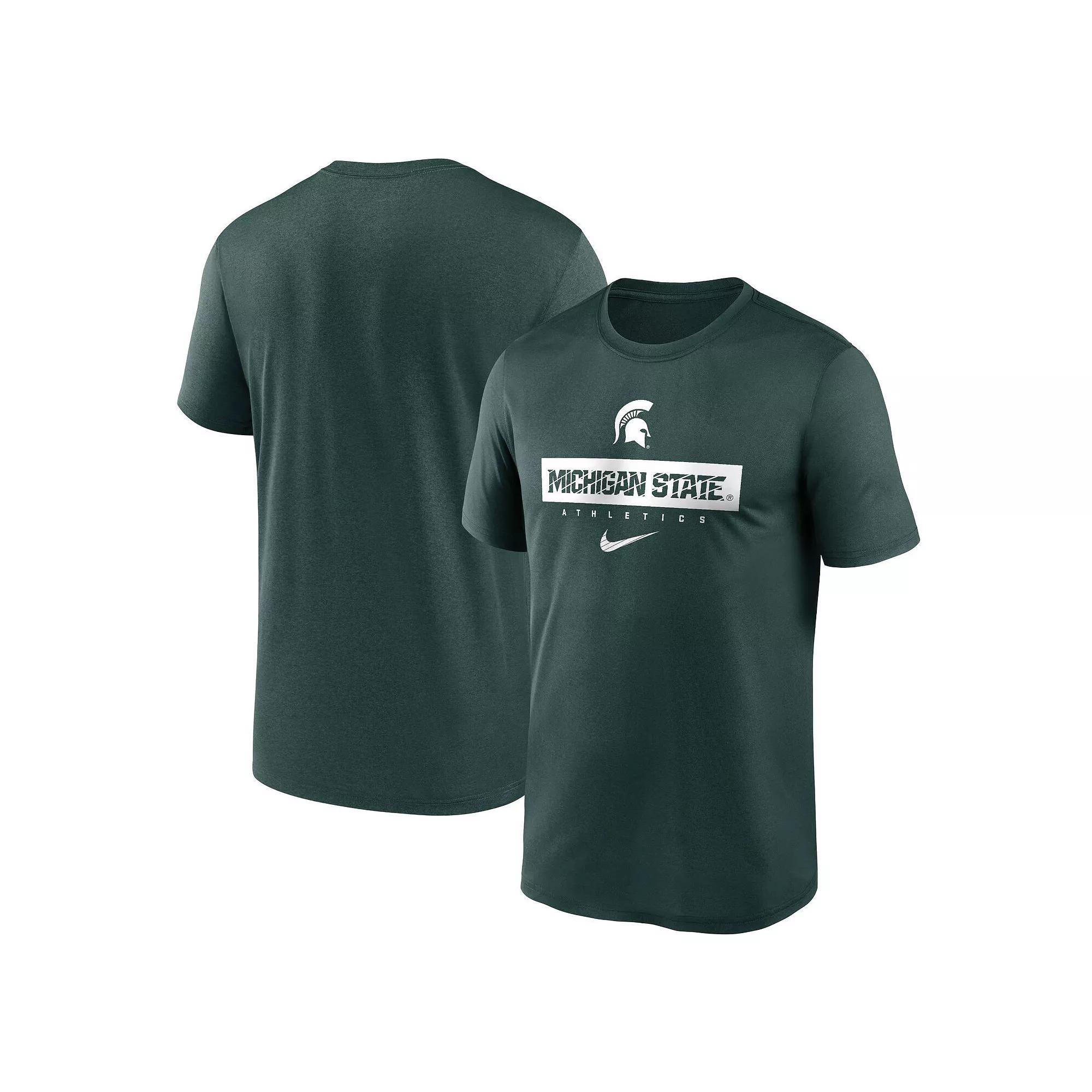 Men's Nike Green Michigan State Spartans 2024 Sideline Legend Performance  T-Shirt, Size: Medium Product Image