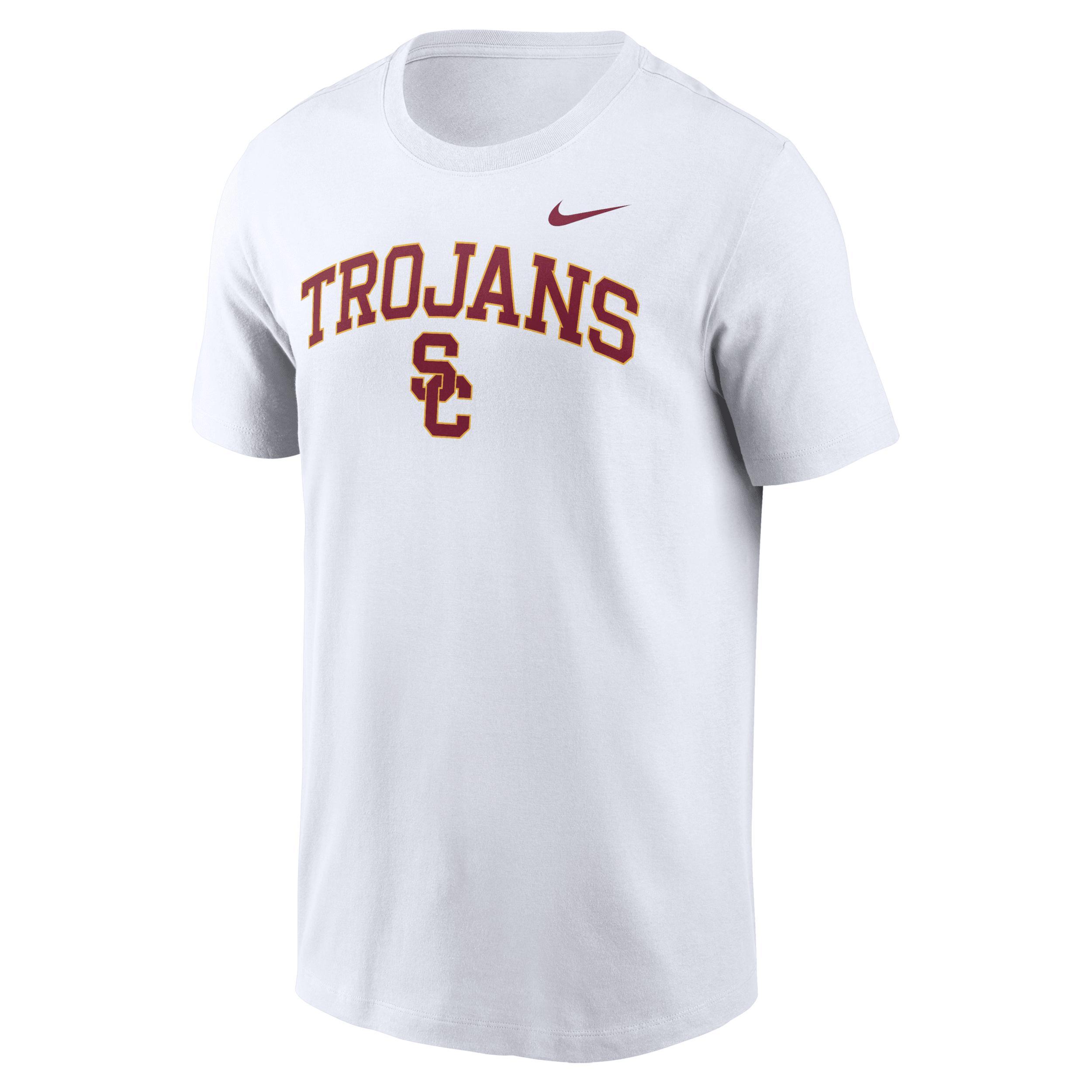Men's Nike White USC Trojans Blitz 2-Hit T-Shirt, Size: 2XL Product Image