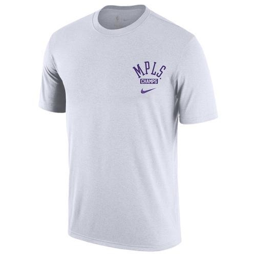 Mens Nike White Los Angeles Lakers 2021/22 City Edition Courtside Heavyweight Moments Story T-shirt Product Image