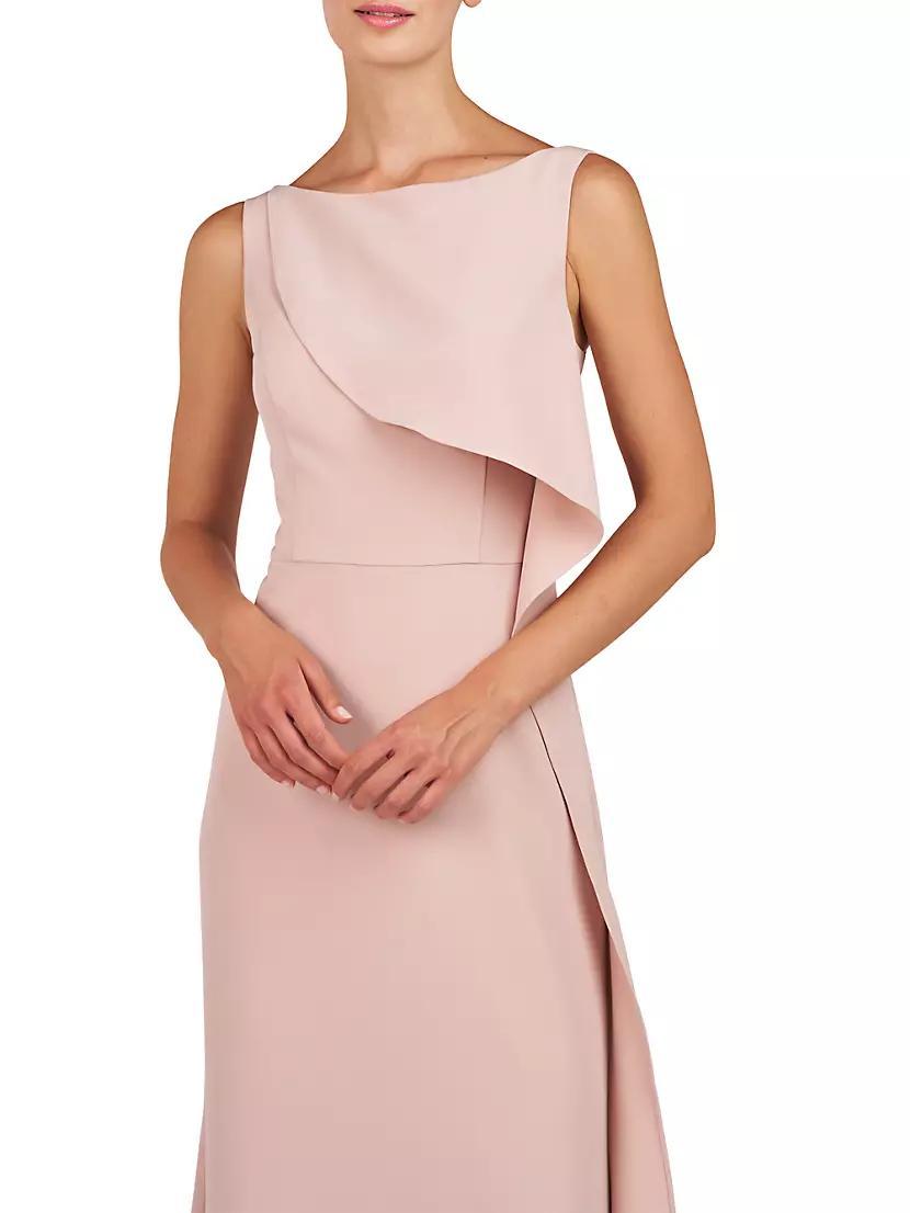 Anabella Draped Ruffle Gown Product Image