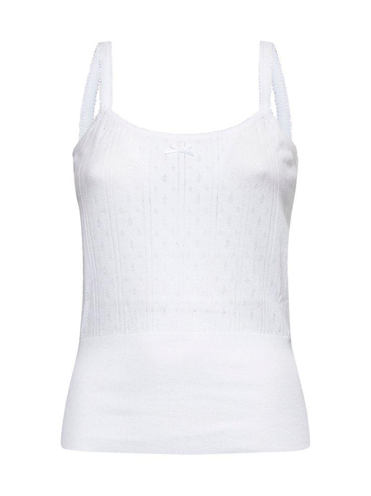 JW ANDERSON Pointelle Vest In White Product Image