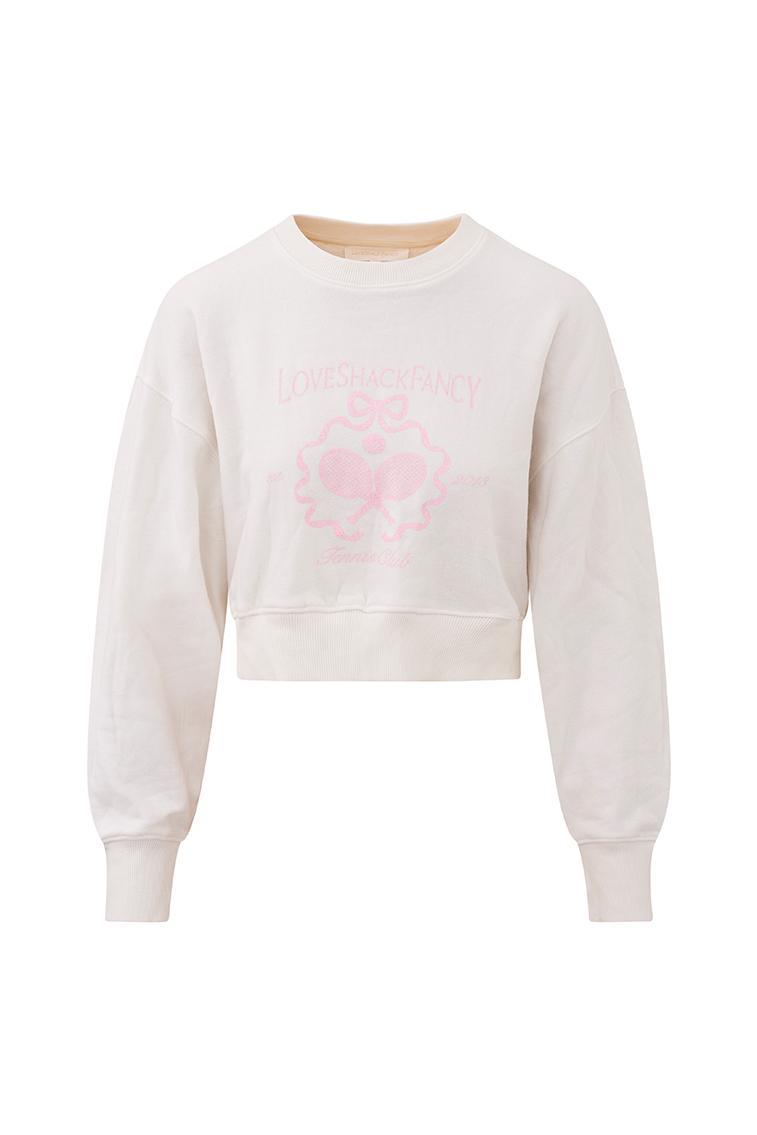 Aneria Tennis Logo Pullover Sweatshirt Girls Product Image