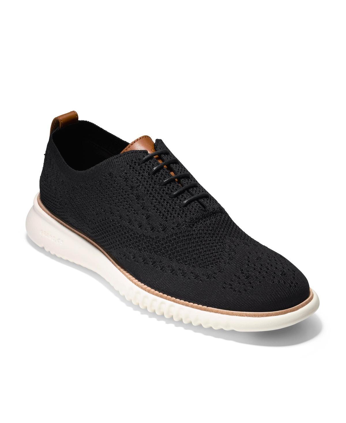 Cole Haan Mens 2.ZERGRAND Wingtip Oxford Shoes - Black Size 8.5 Product Image